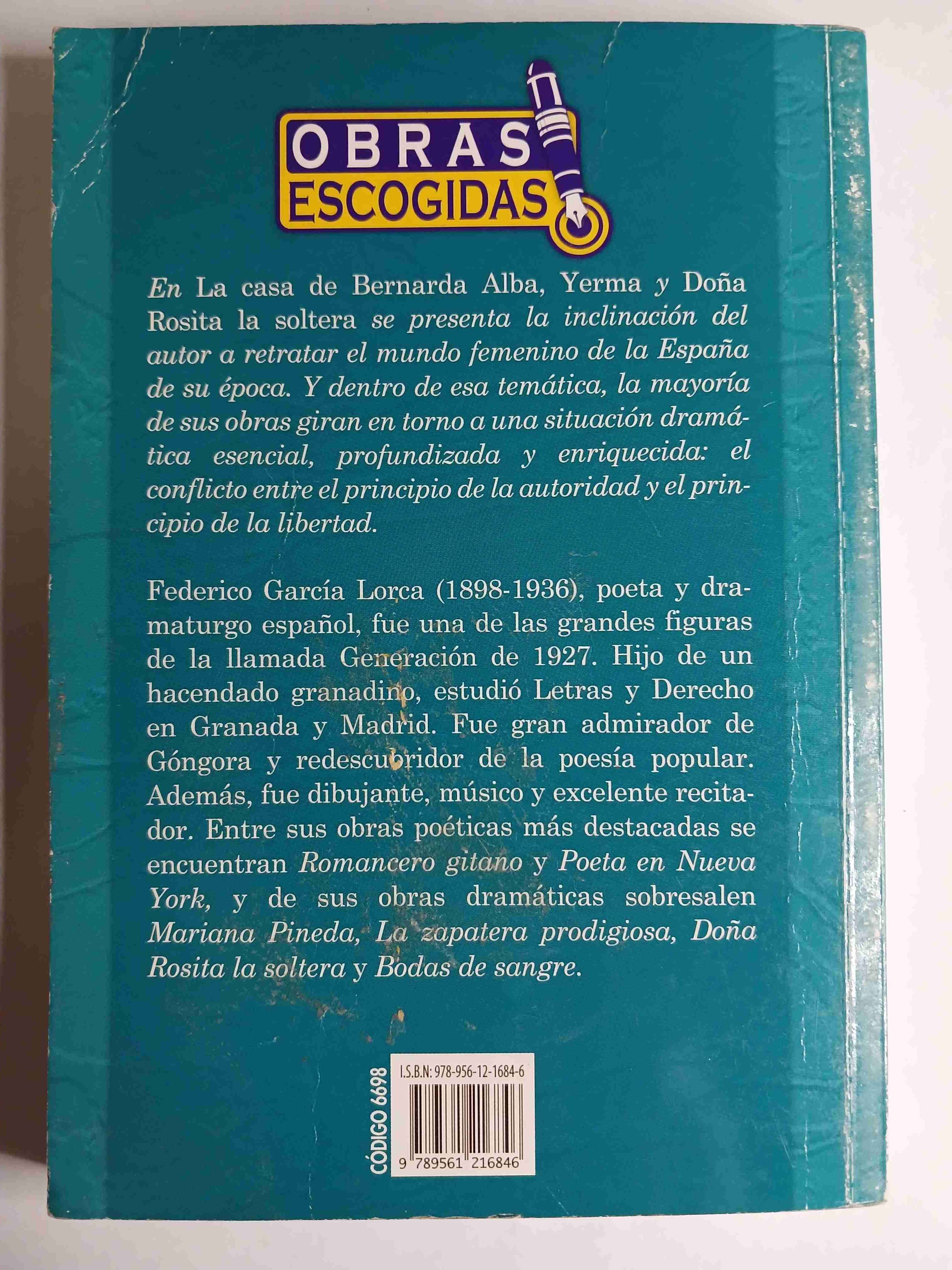 Libro de teatro Federico García Lorca - miniatura 2