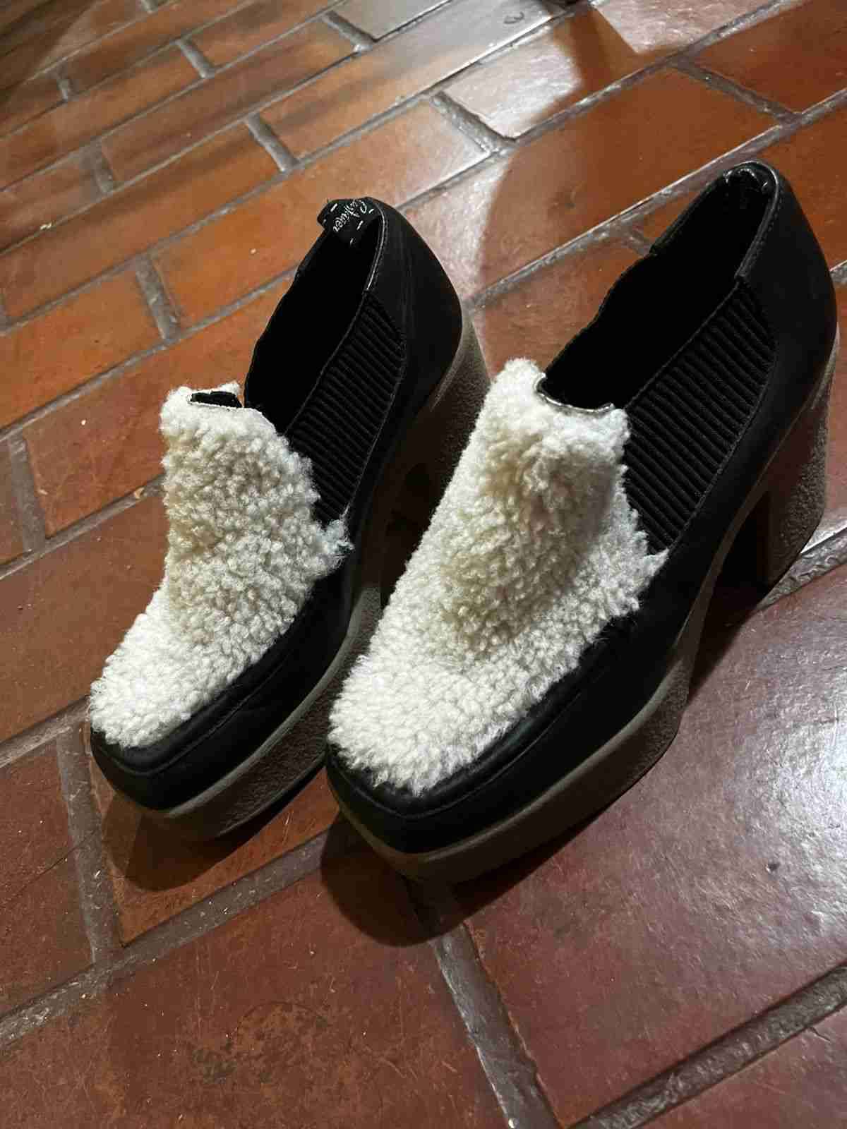 Botines plataforma marrones forrados - miniatura 2