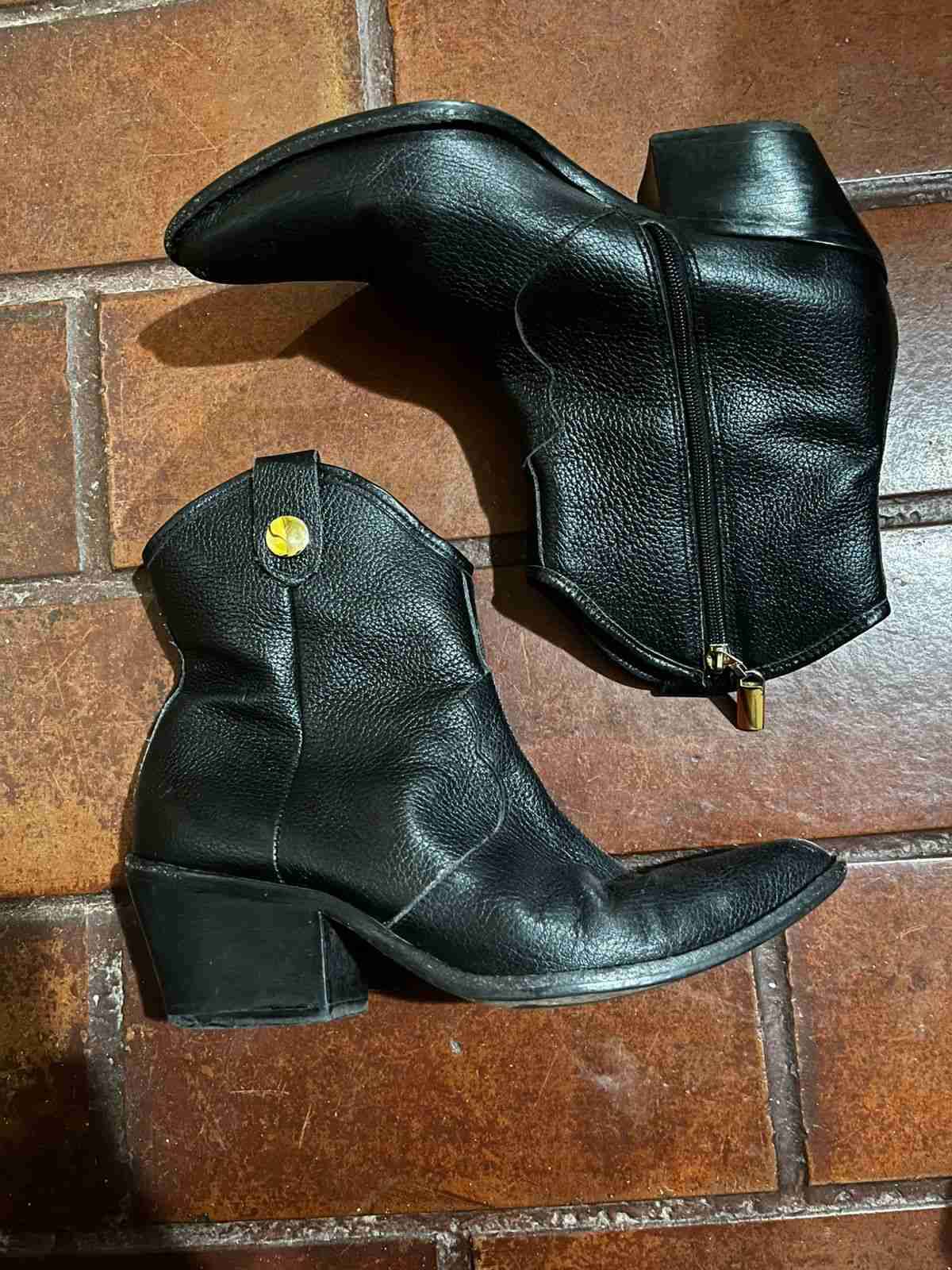 Botines plataforma marrones forrados - miniatura 5