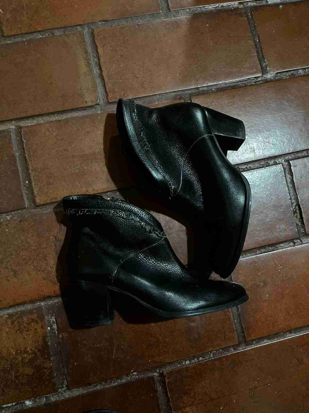 Botines plataforma marrones forrados - miniatura 6