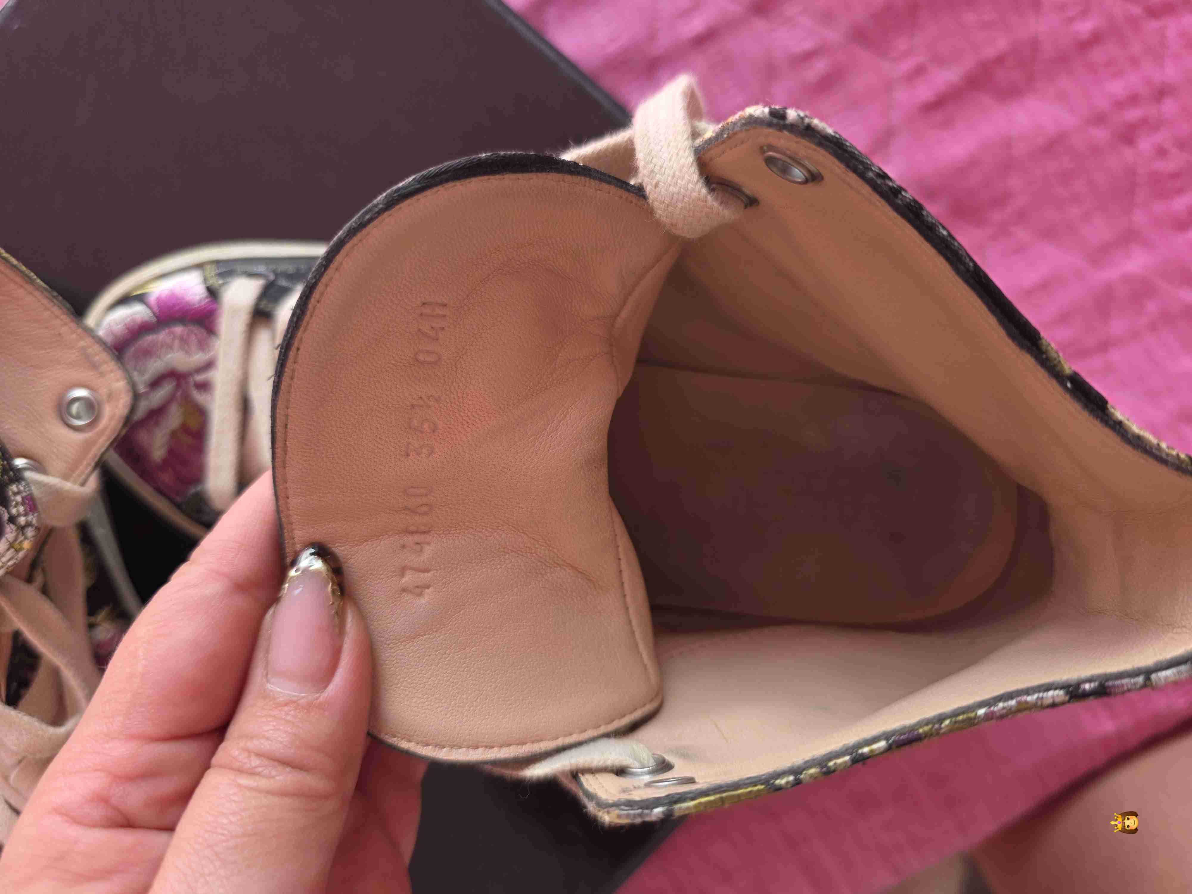 Zapatillas florales Gucci - miniatura 6