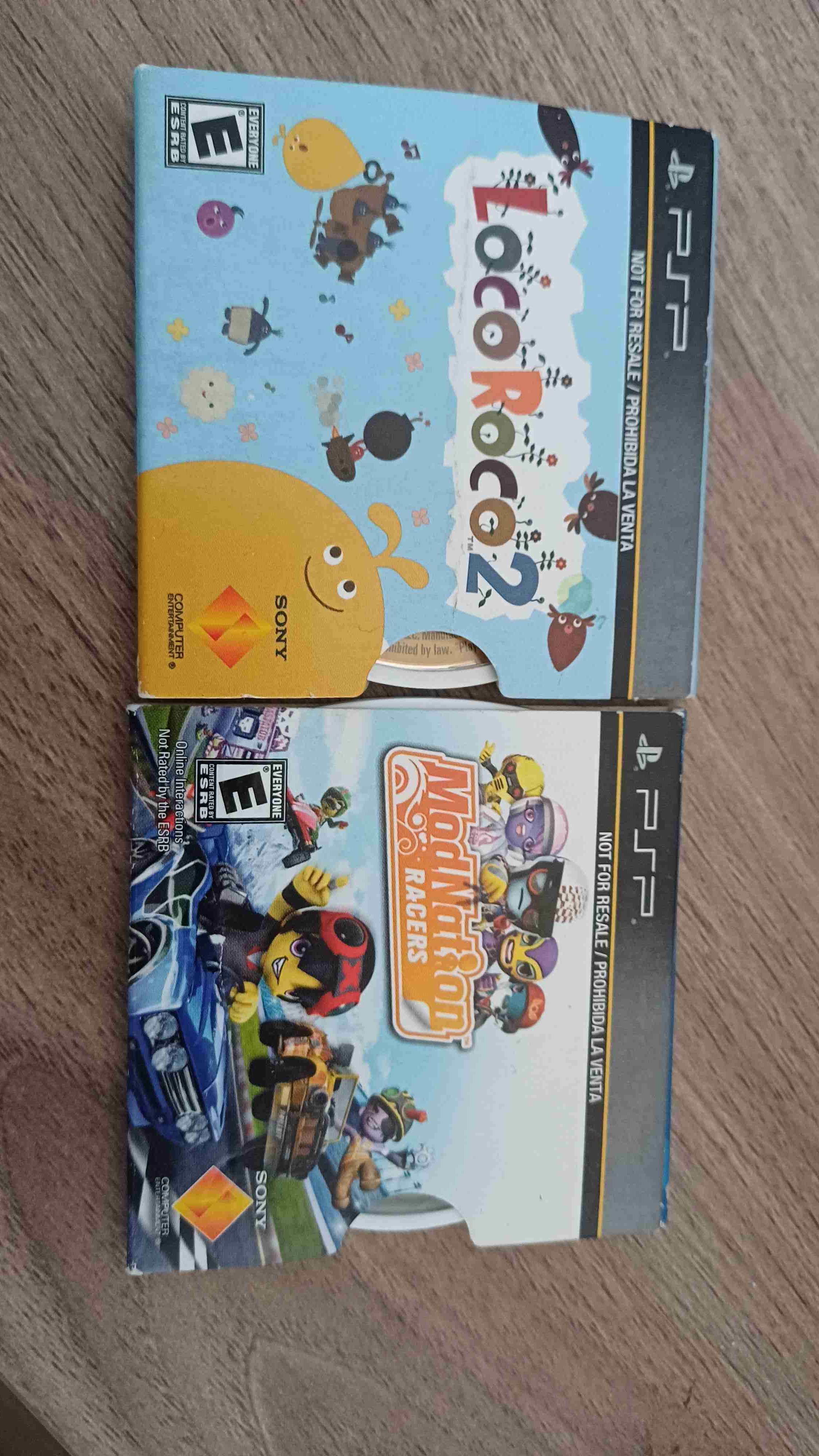 LocoRoco2 & ModNation Racers (psp)