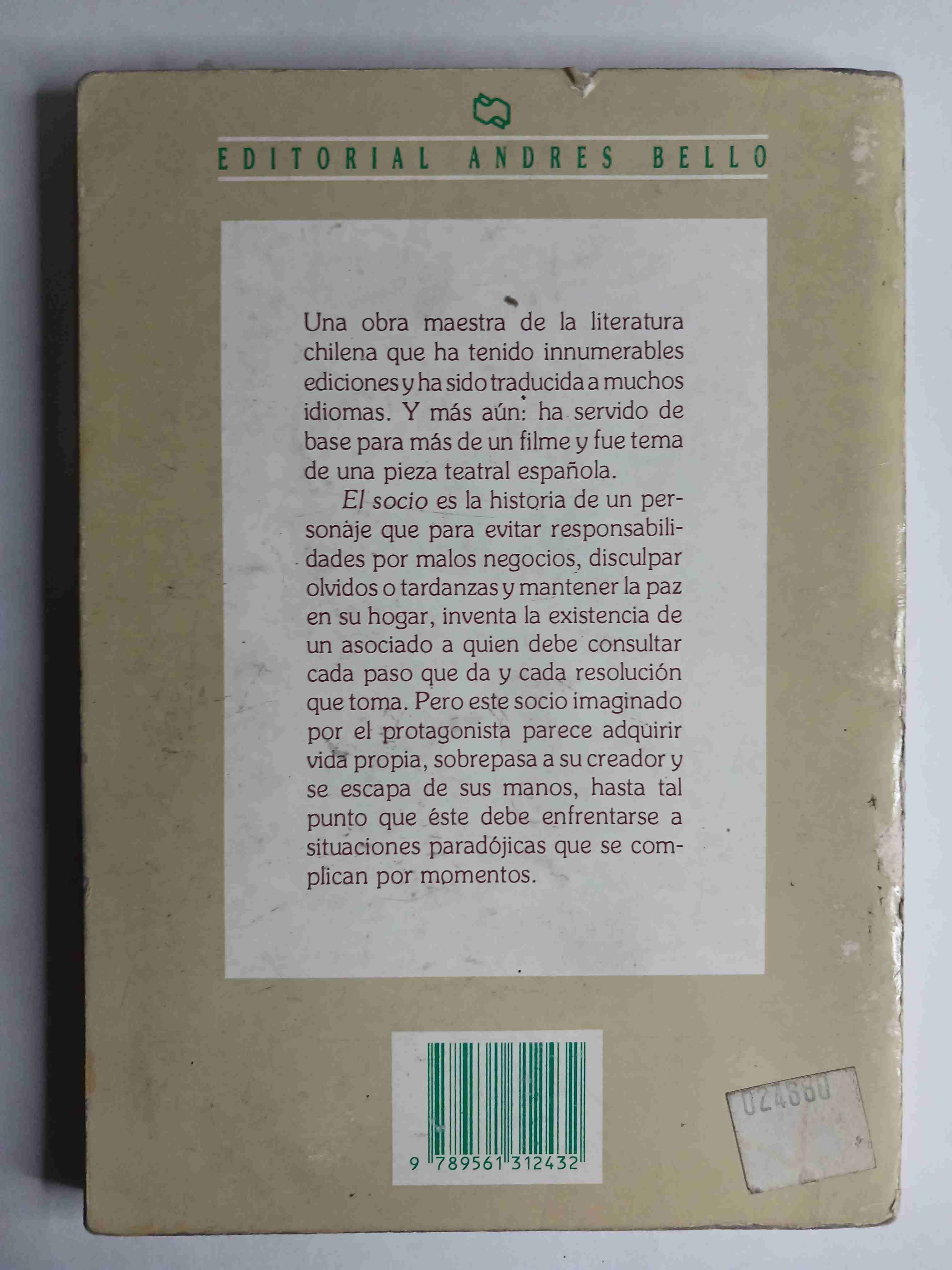 Libro 'El Socio' de Jenaro Prieto - miniatura 2