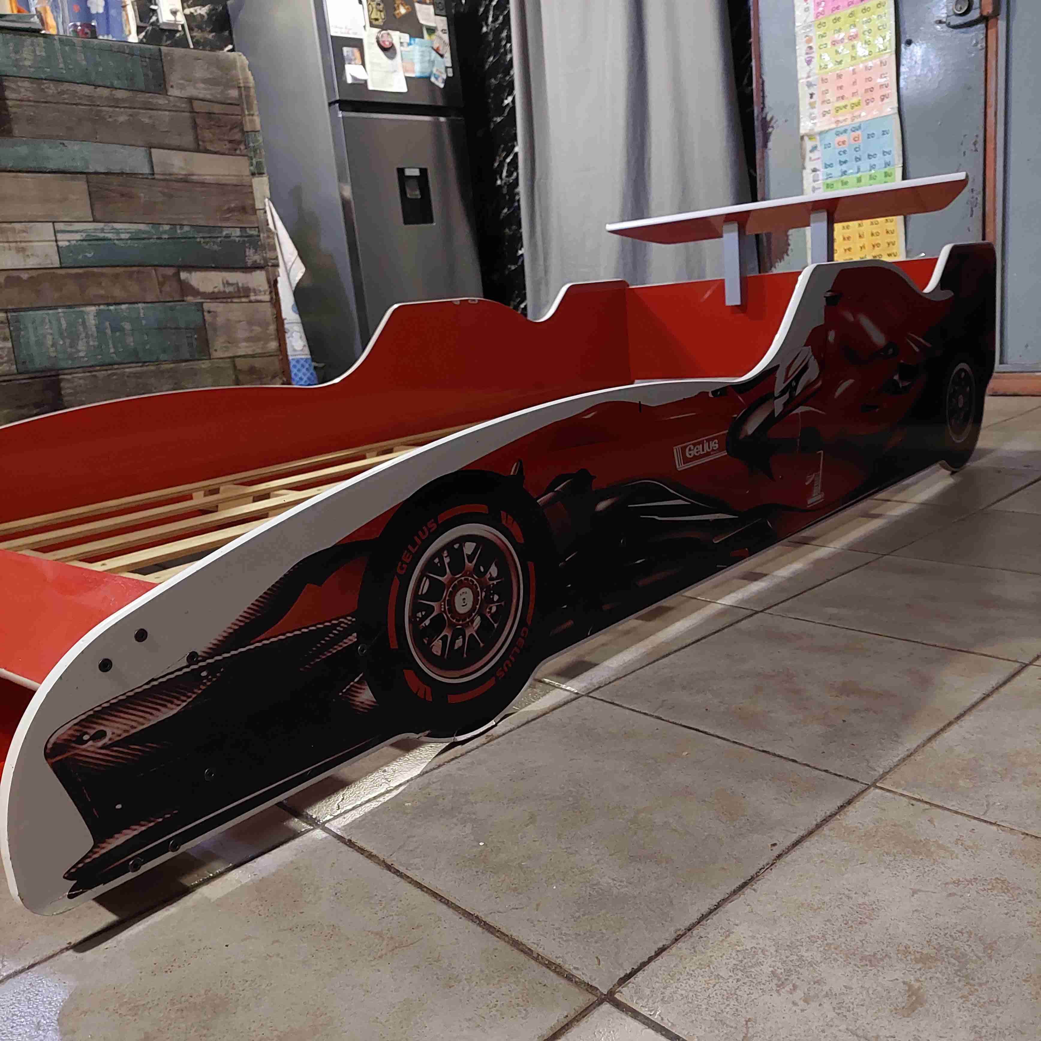 Cama infantil temática auto roja - miniatura 5