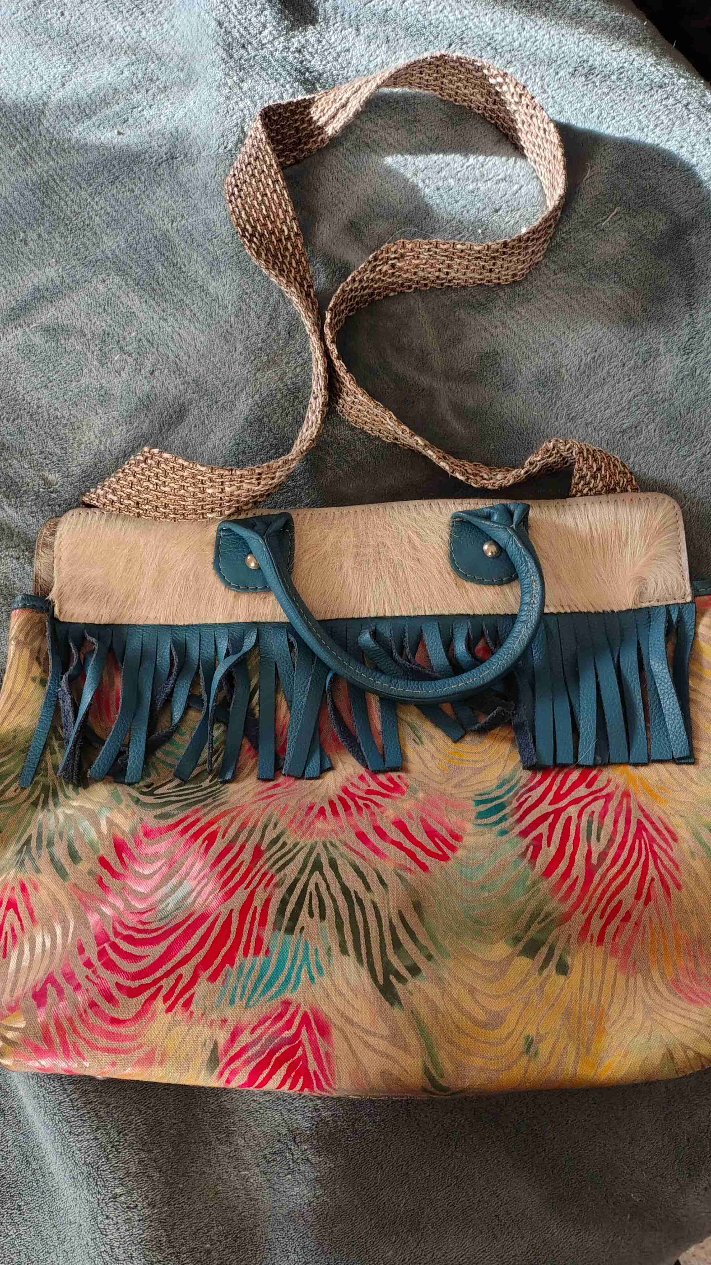 Cartera hecha a Mano de diseñadora Carla Izquierzo - miniatura 4