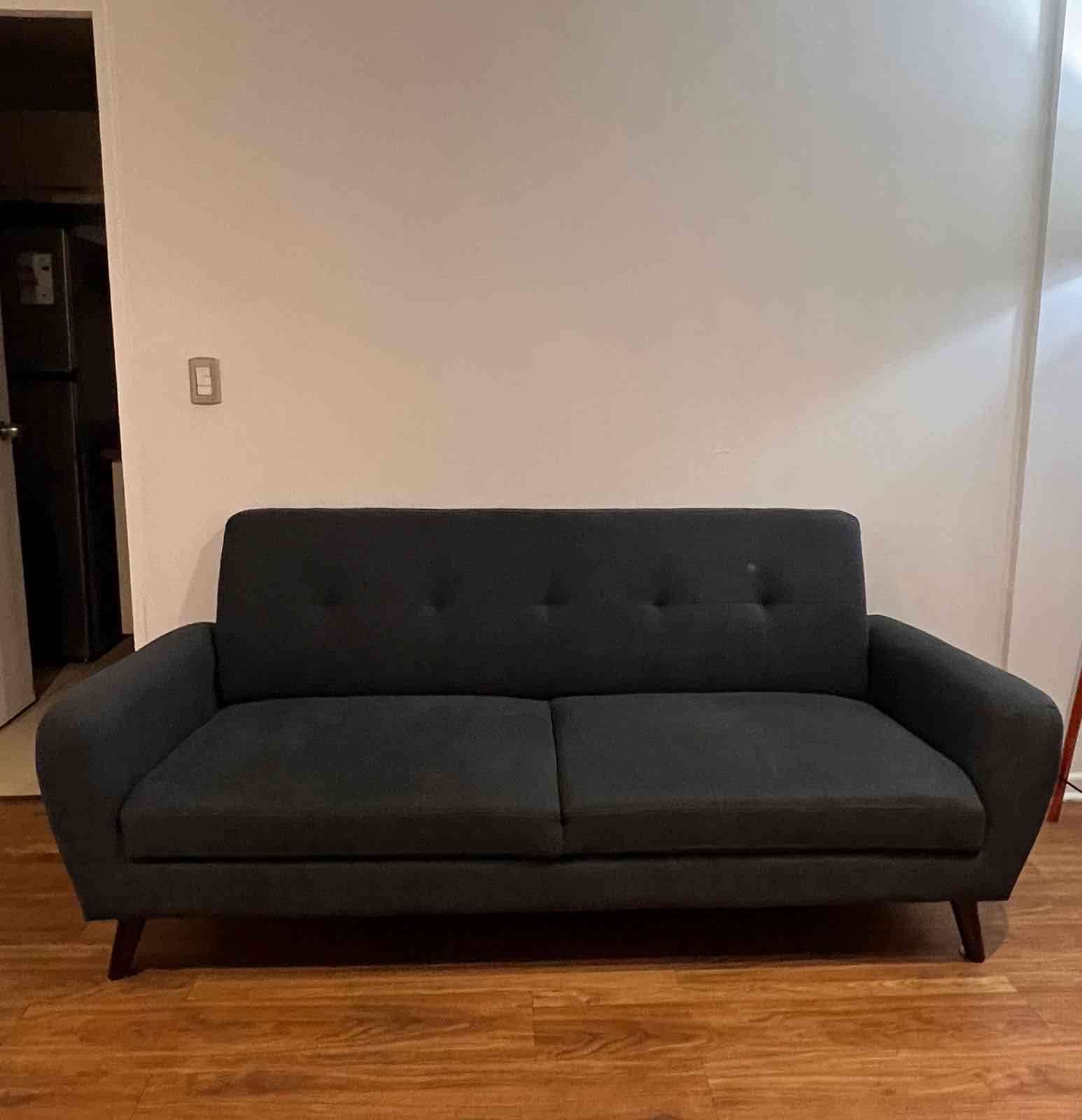 Sofá Rosen Adele 3 cuerpo Grafito - miniatura 1