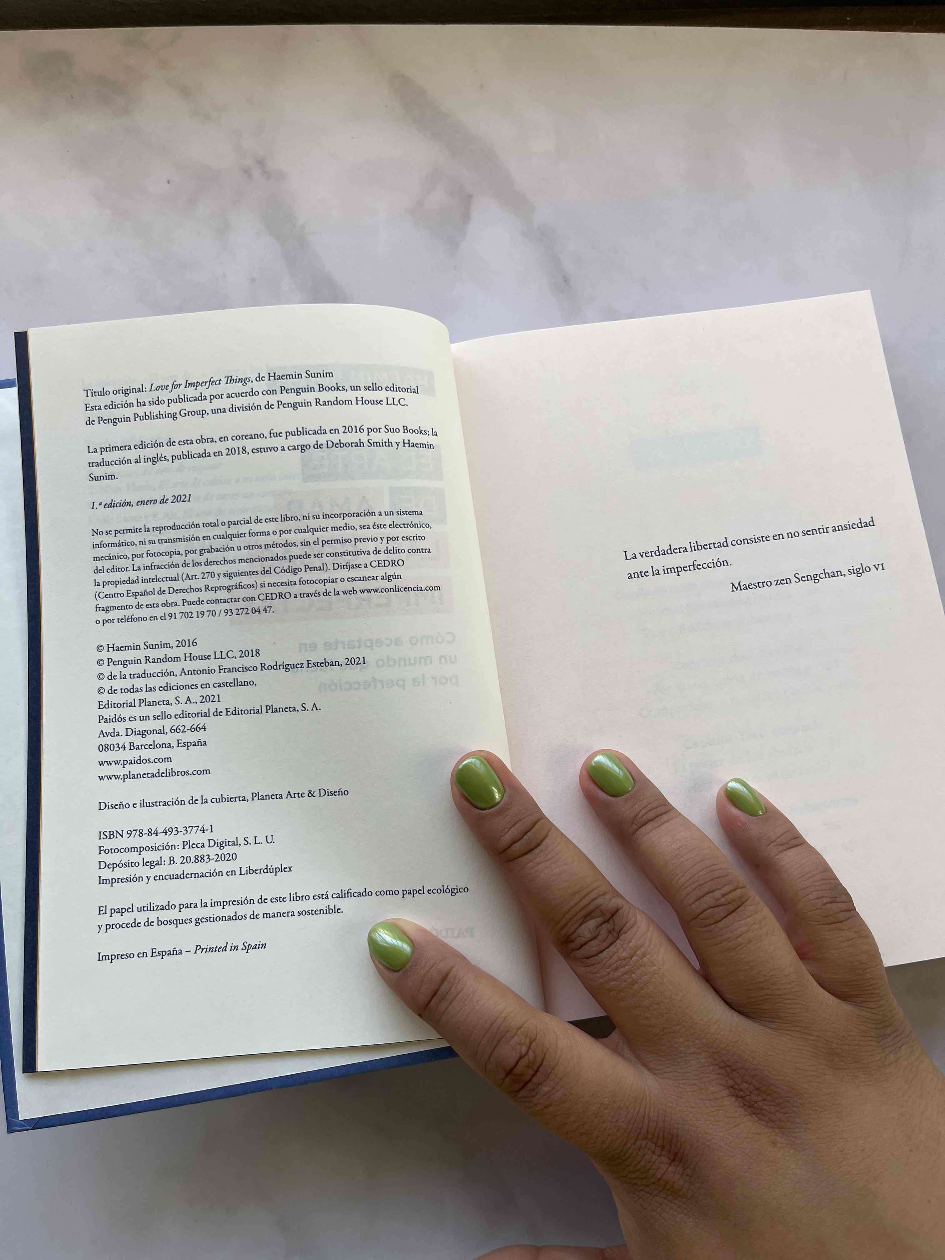 Libro 'El arte de amar las cosas imperfectas' - miniatura 3