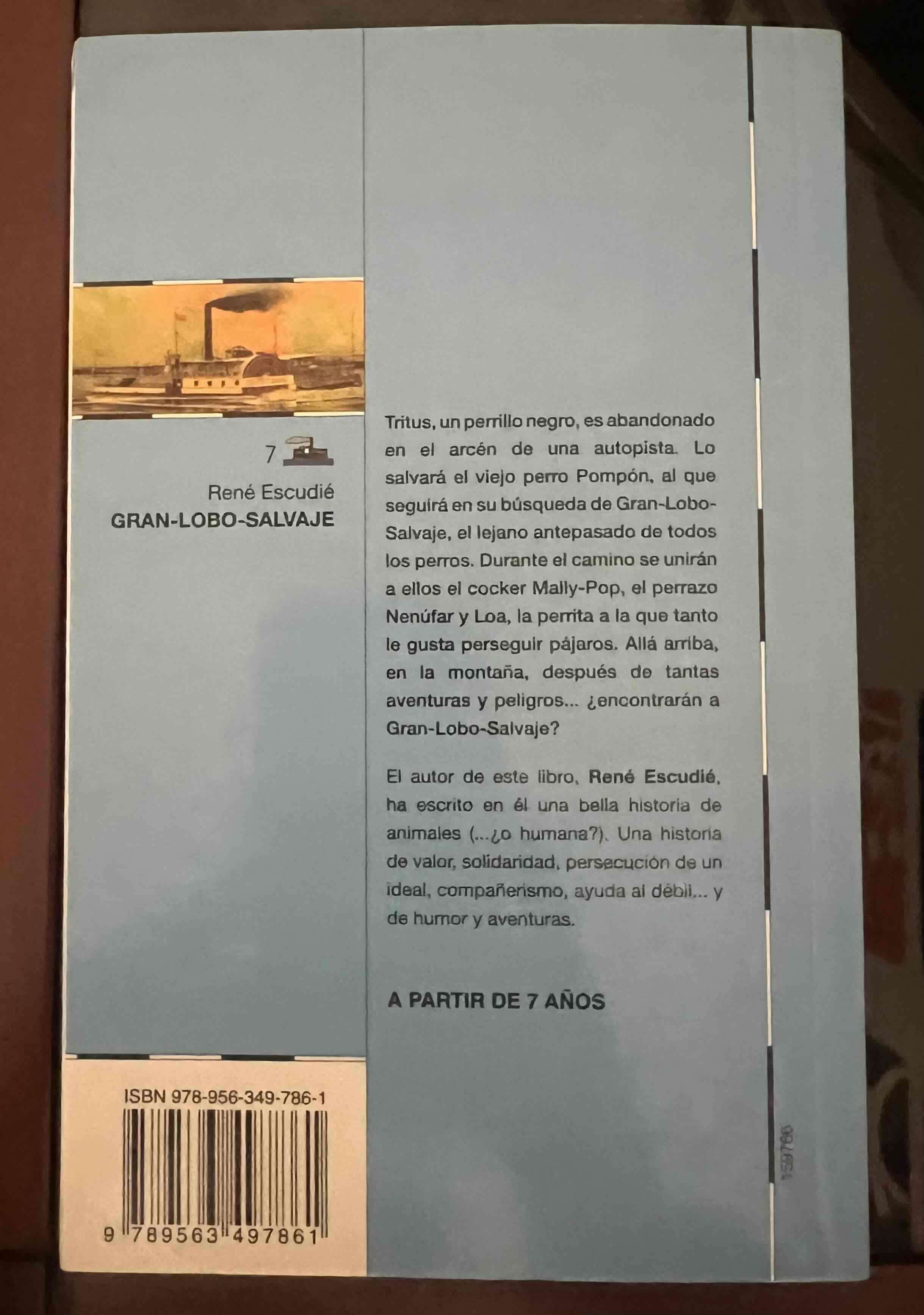 Libro Gran Lobo Salvaje, original. - miniatura 2