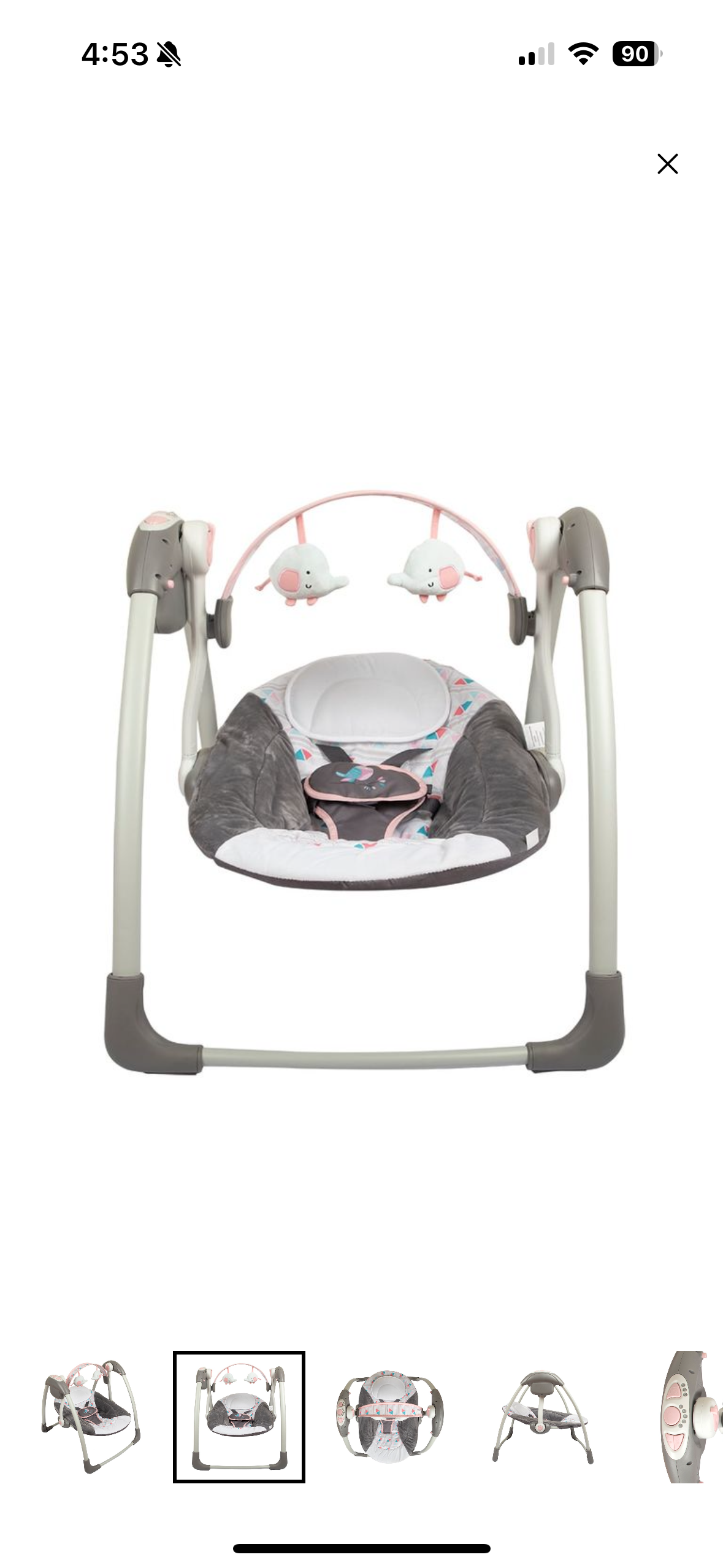 Columpio para bebé portátil - miniatura 2