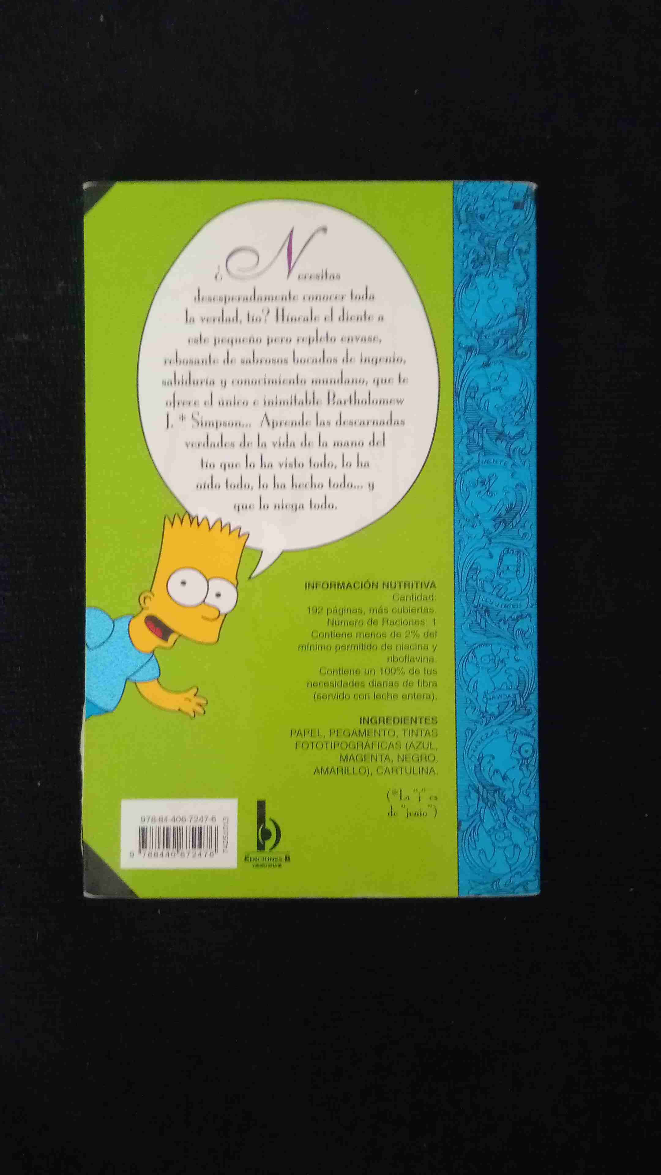 Libro 'Guía para la Vida' Bart Simpson - miniatura 2