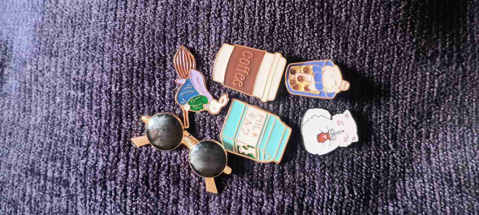 Set de pines decorativos variados - miniatura 1