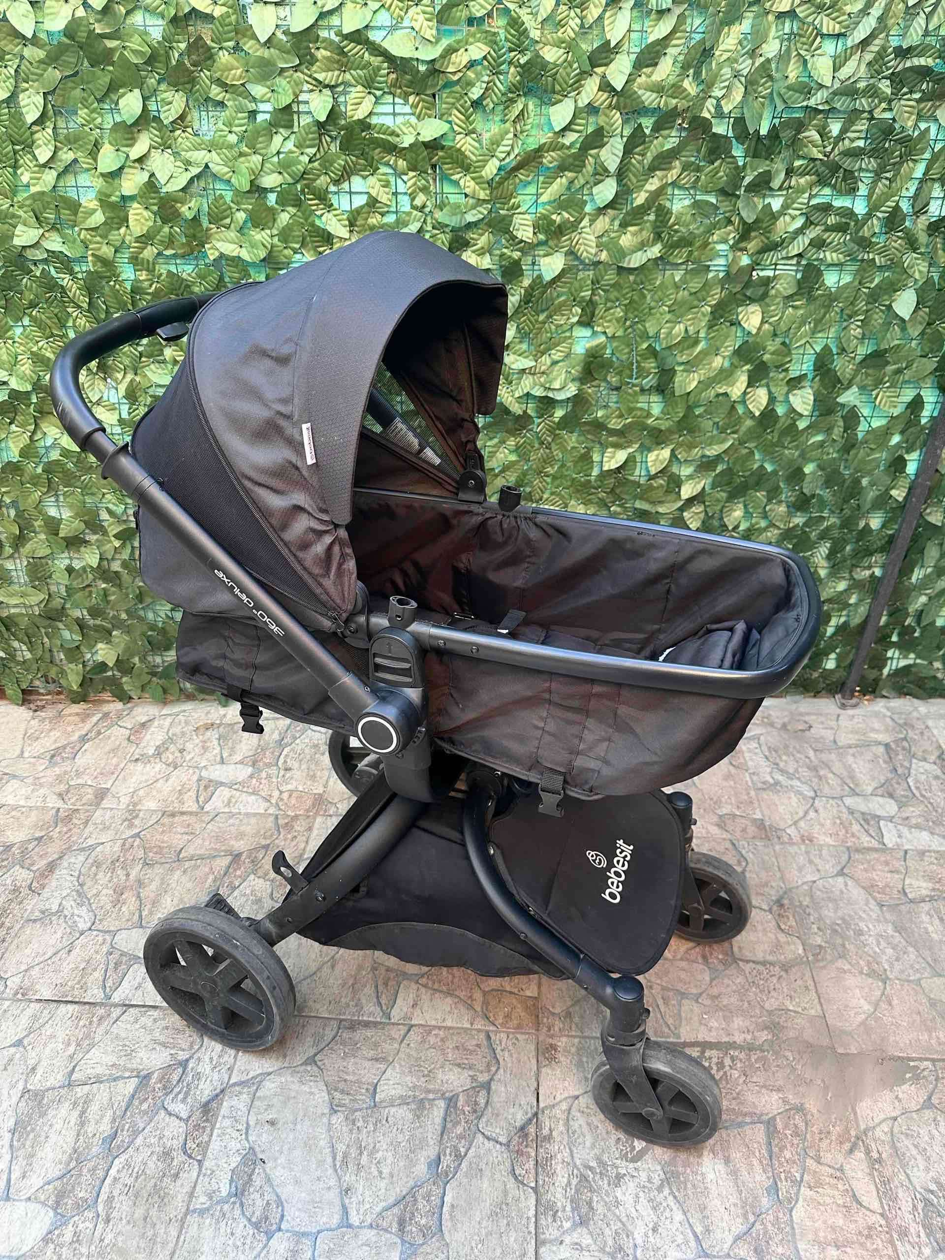 Coche Bebesit  360 Deluxe y si huevito negros - miniatura 6