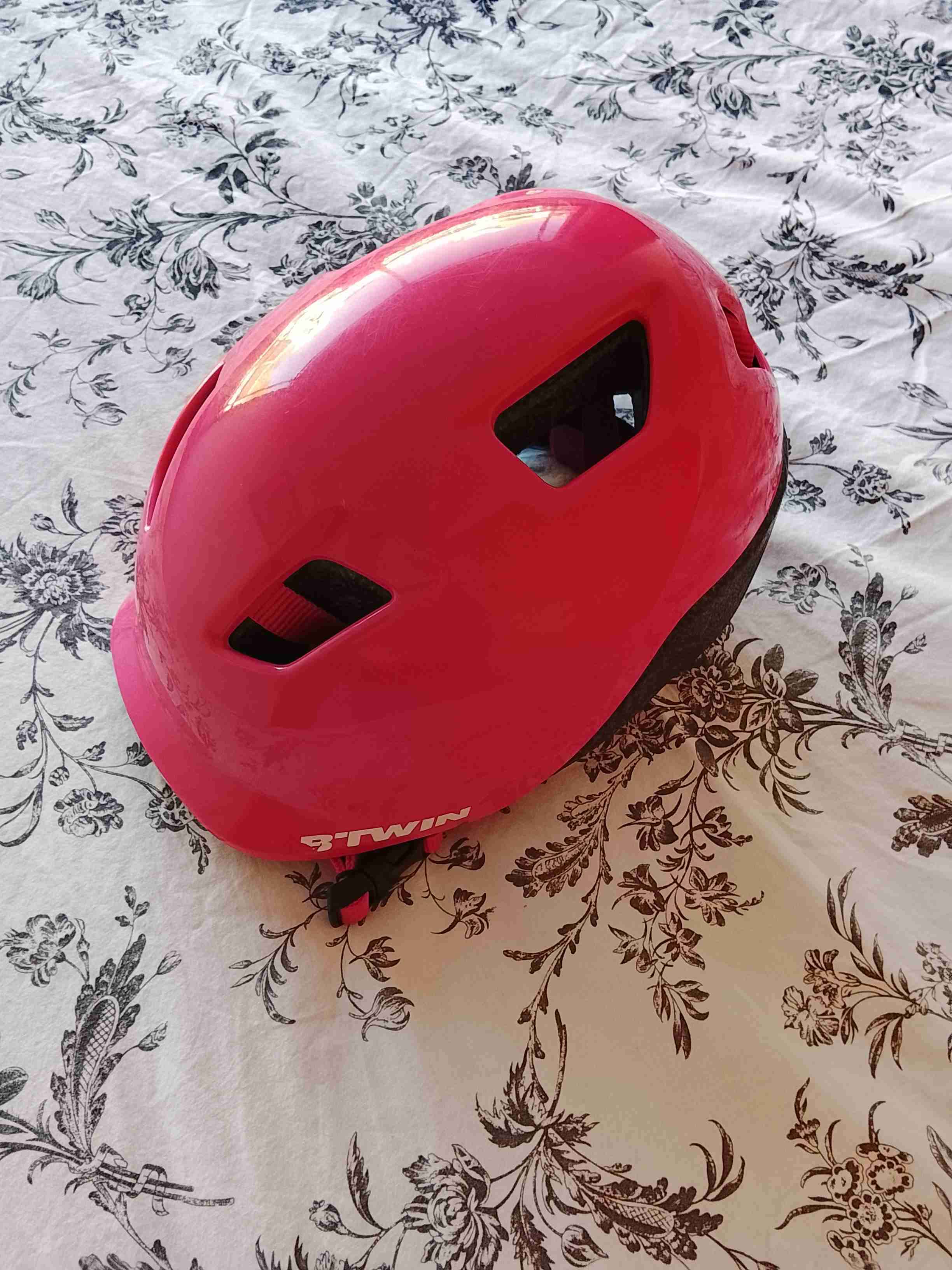 Casco bicicleta infantil rosa - miniatura 1