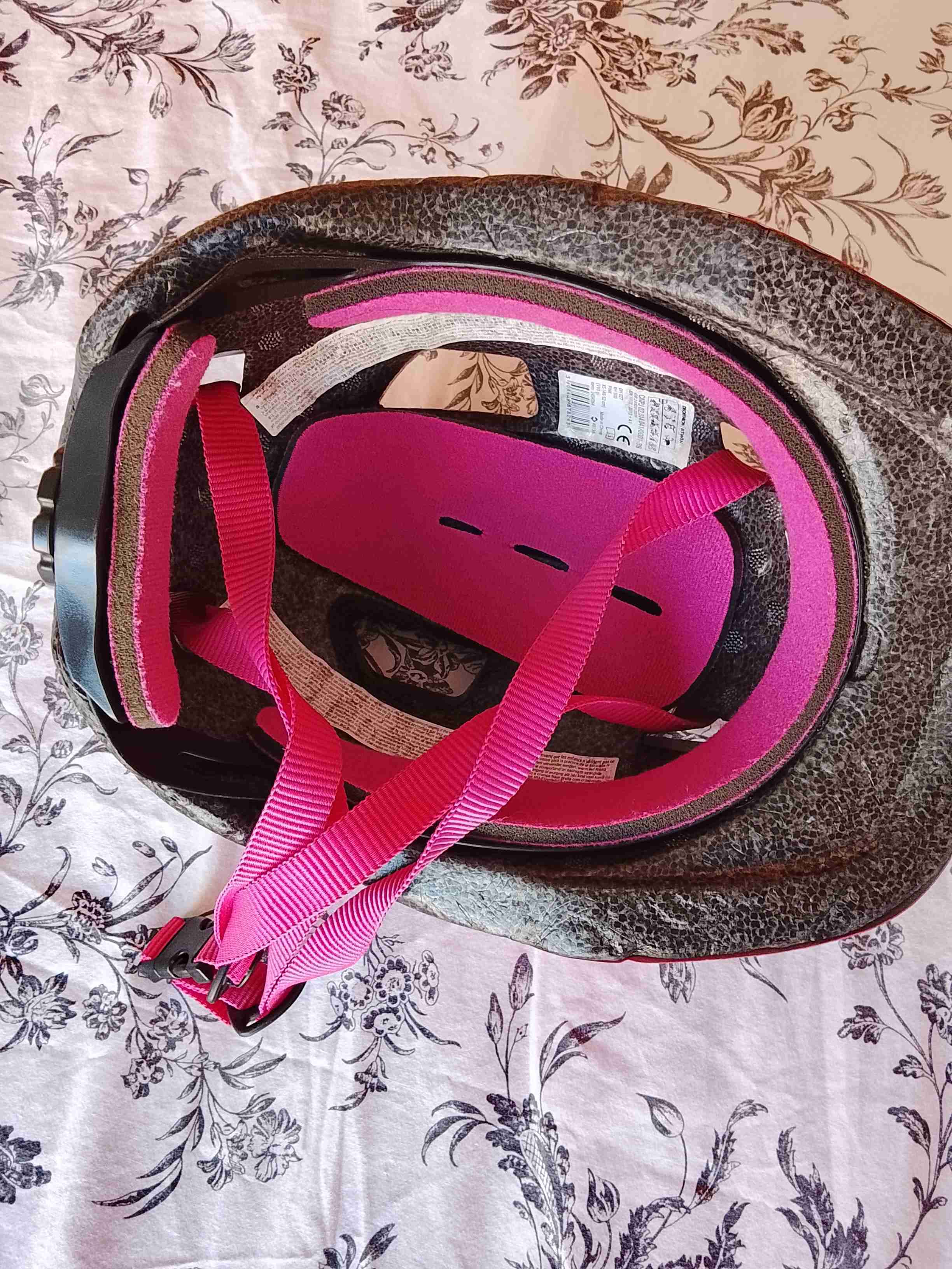 Casco bicicleta infantil rosa - miniatura 3