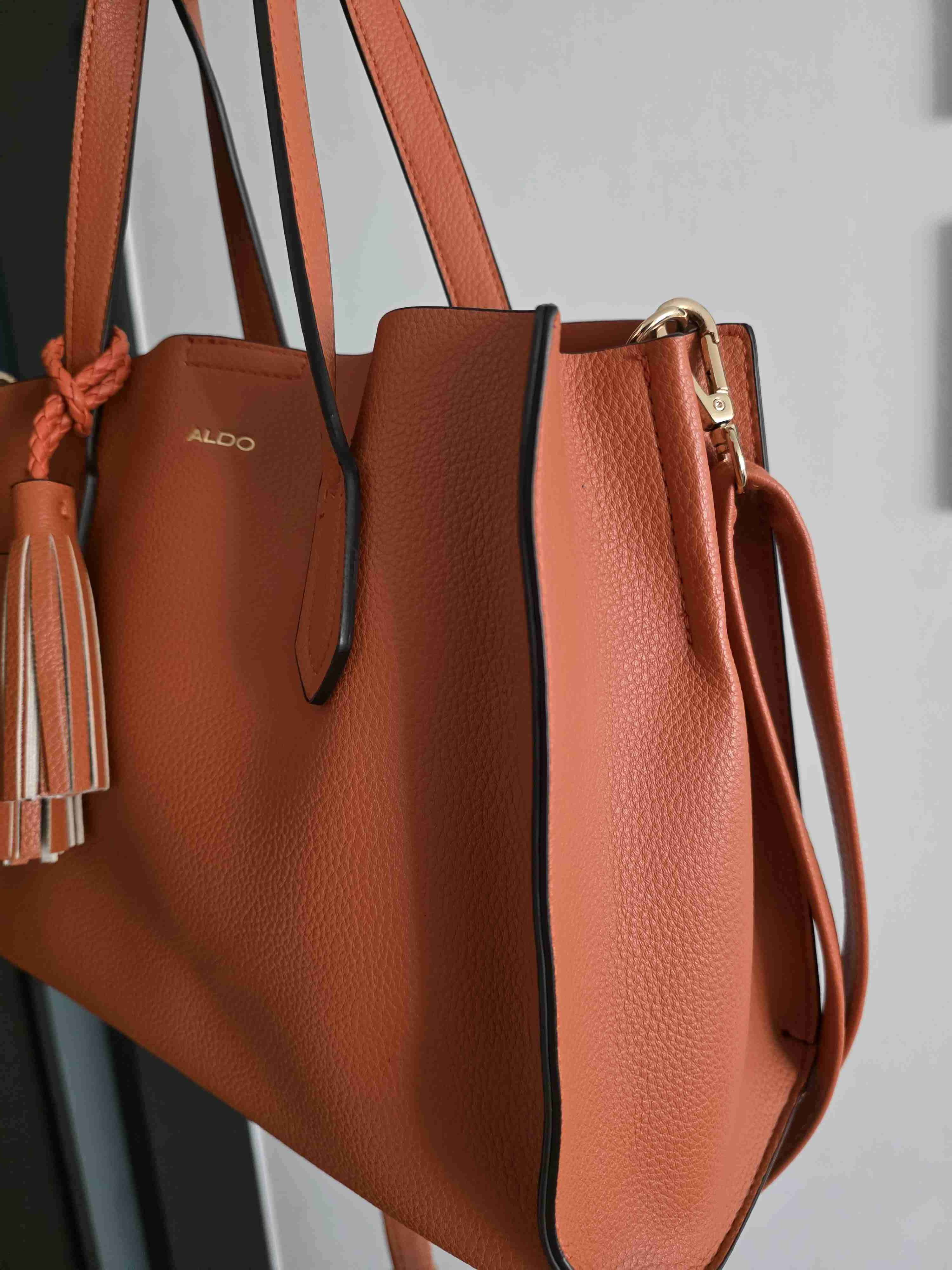 Cartera naranja con borlas - miniatura 2