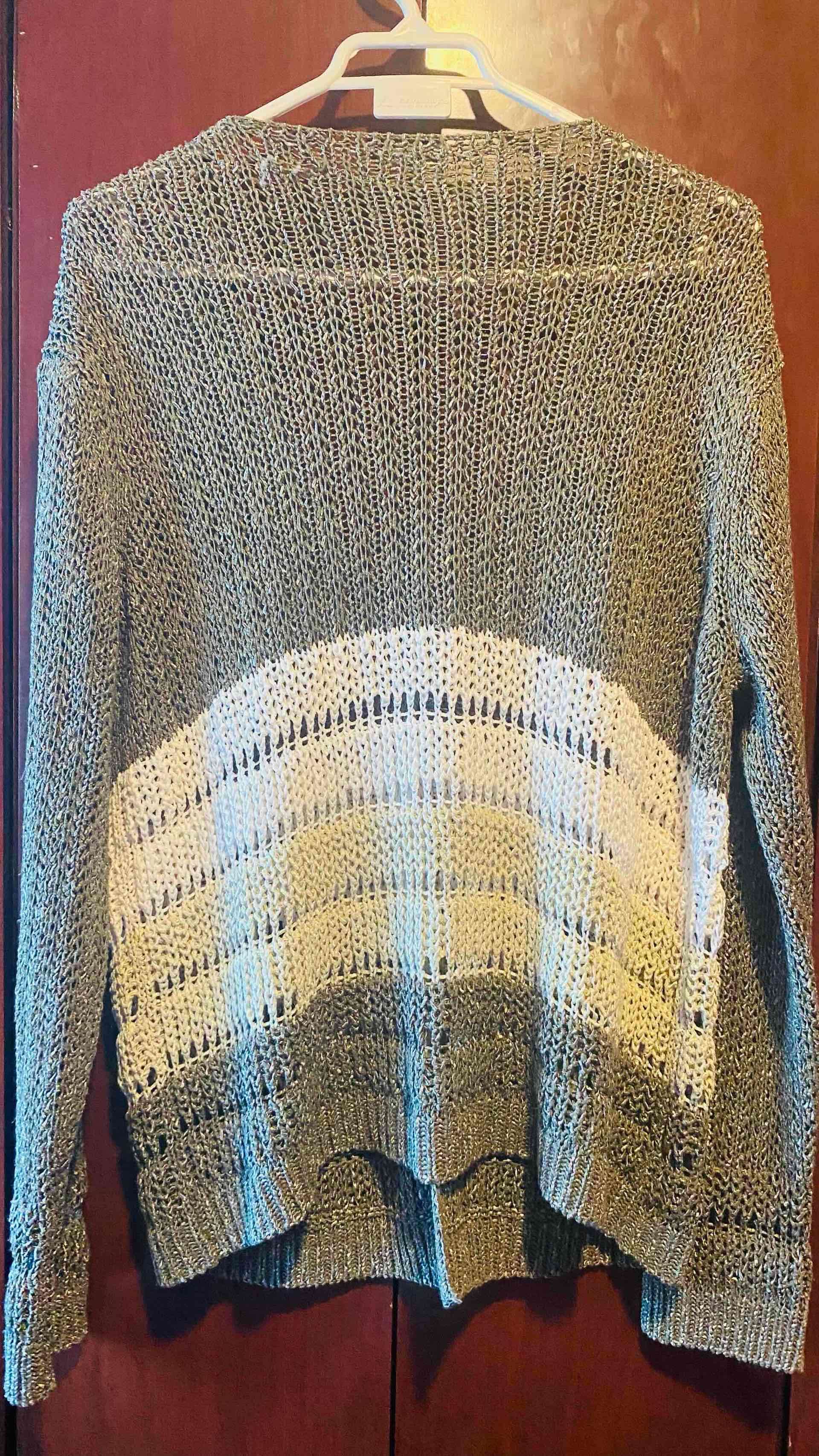 Chaleco tejido a rayas - miniatura 2