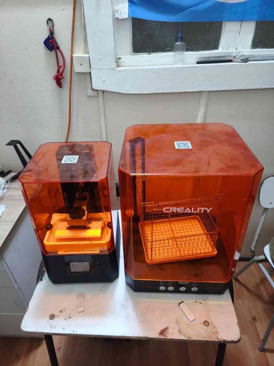 Impresora 3D Creality naranja - miniatura 4