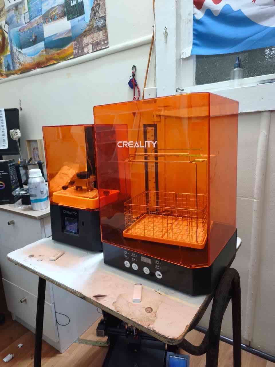 Impresora 3D Creality naranja - miniatura 5