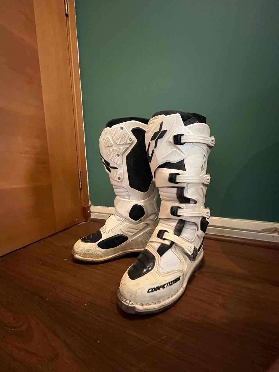 Botas de motocross blancas - miniatura 2