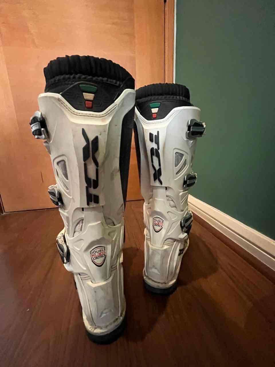Botas de motocross blancas - miniatura 3