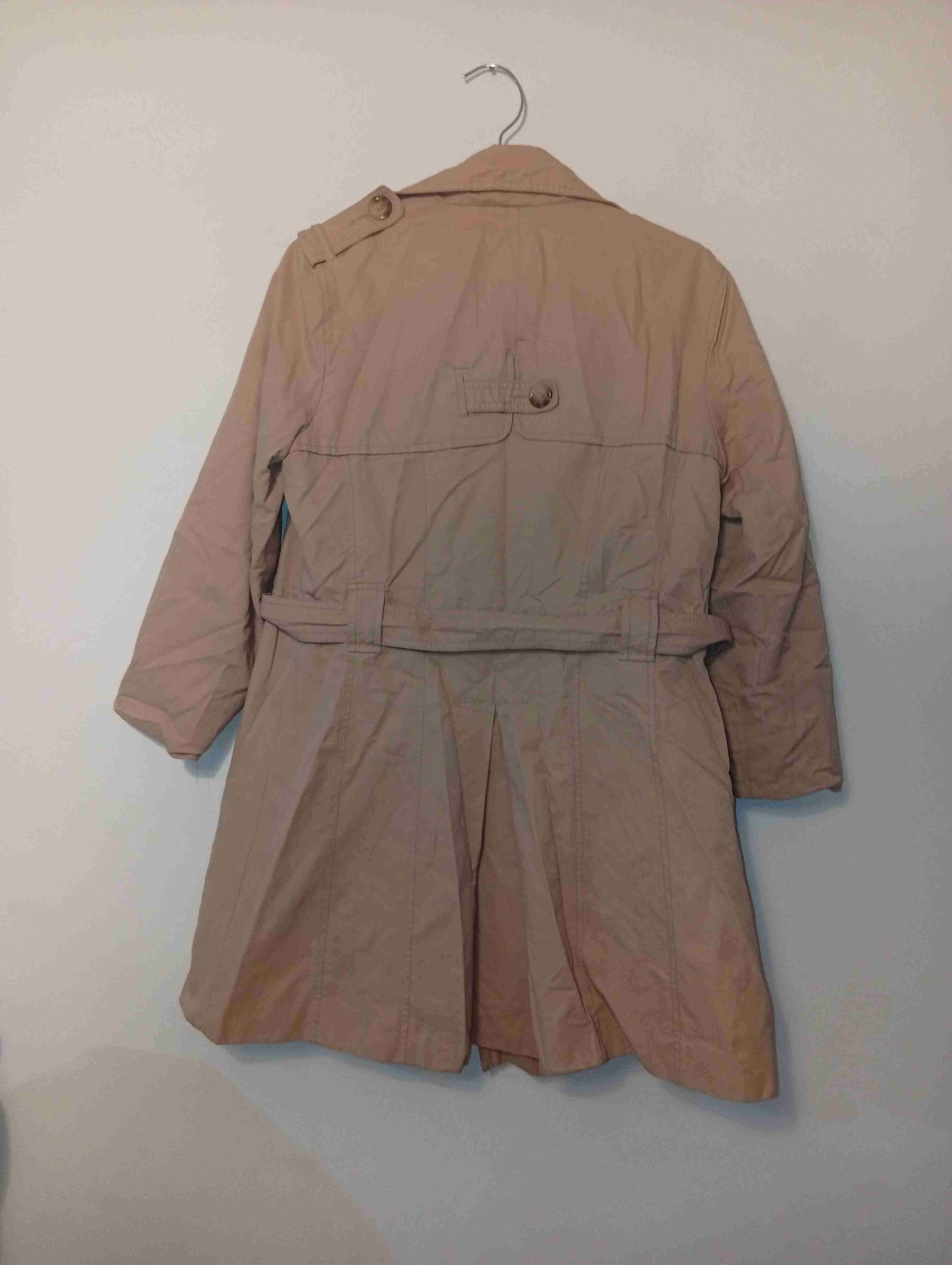 Abrigo trench beige para mujertalla S - miniatura 2