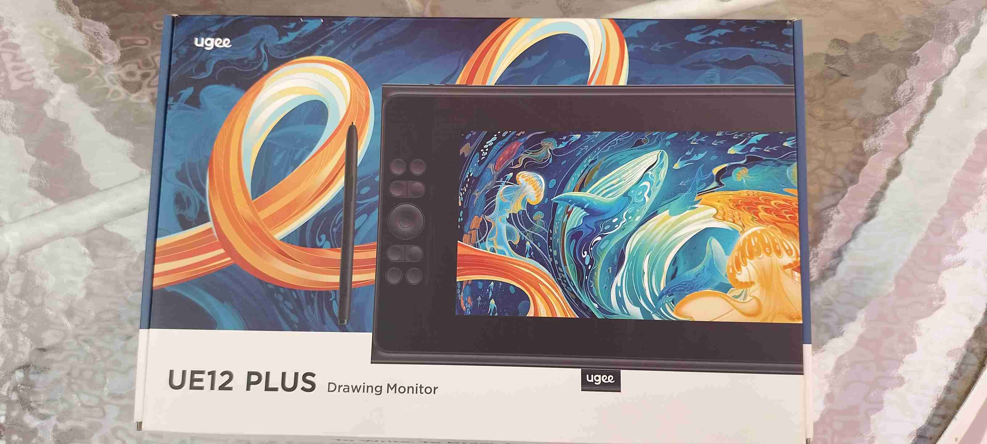 Tableta gráfica con pantalla Ugee UE12 Plus - miniatura 1