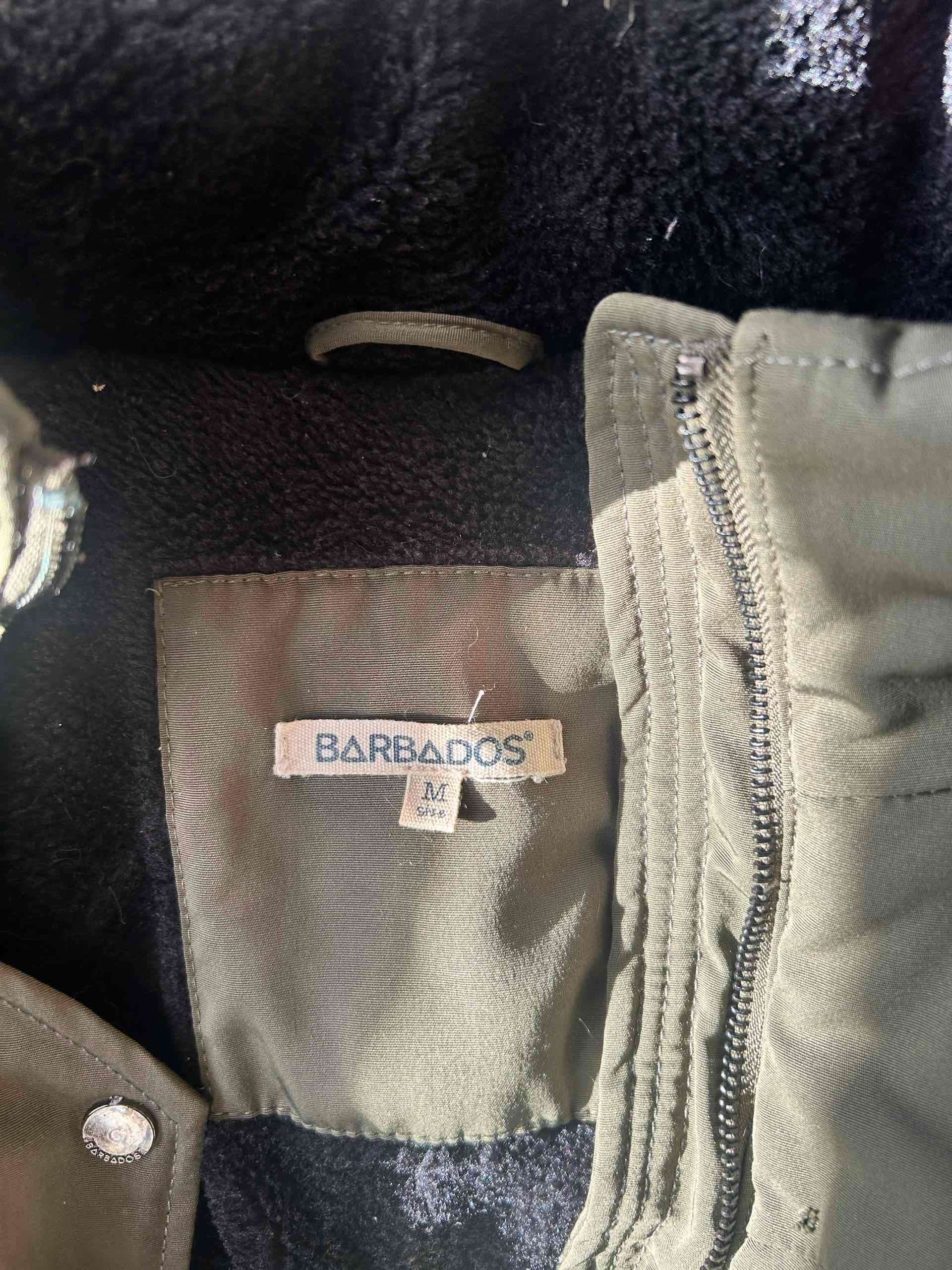 Parka verde con capucha de pelaje - miniatura 4