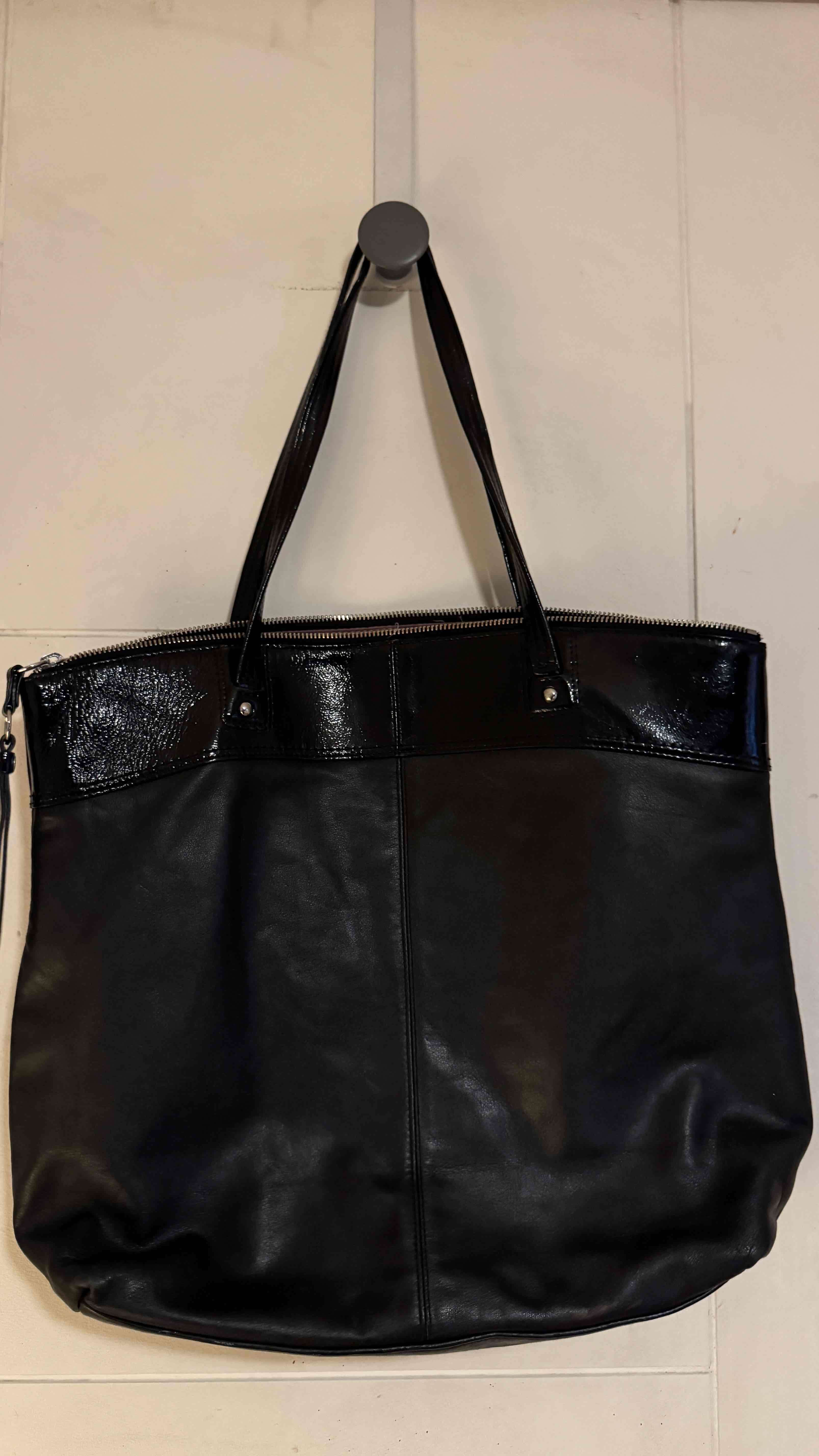 Bolso Coach original  negro grande de cuero - miniatura 3