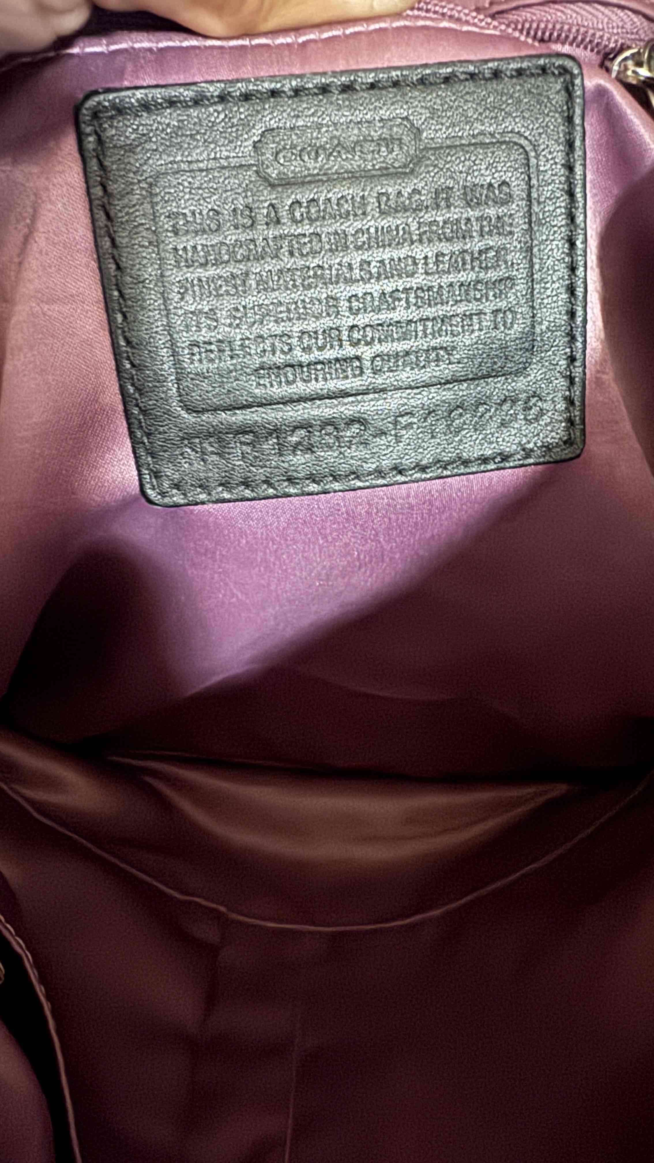 Bolso Coach original  negro grande de cuero - miniatura 5