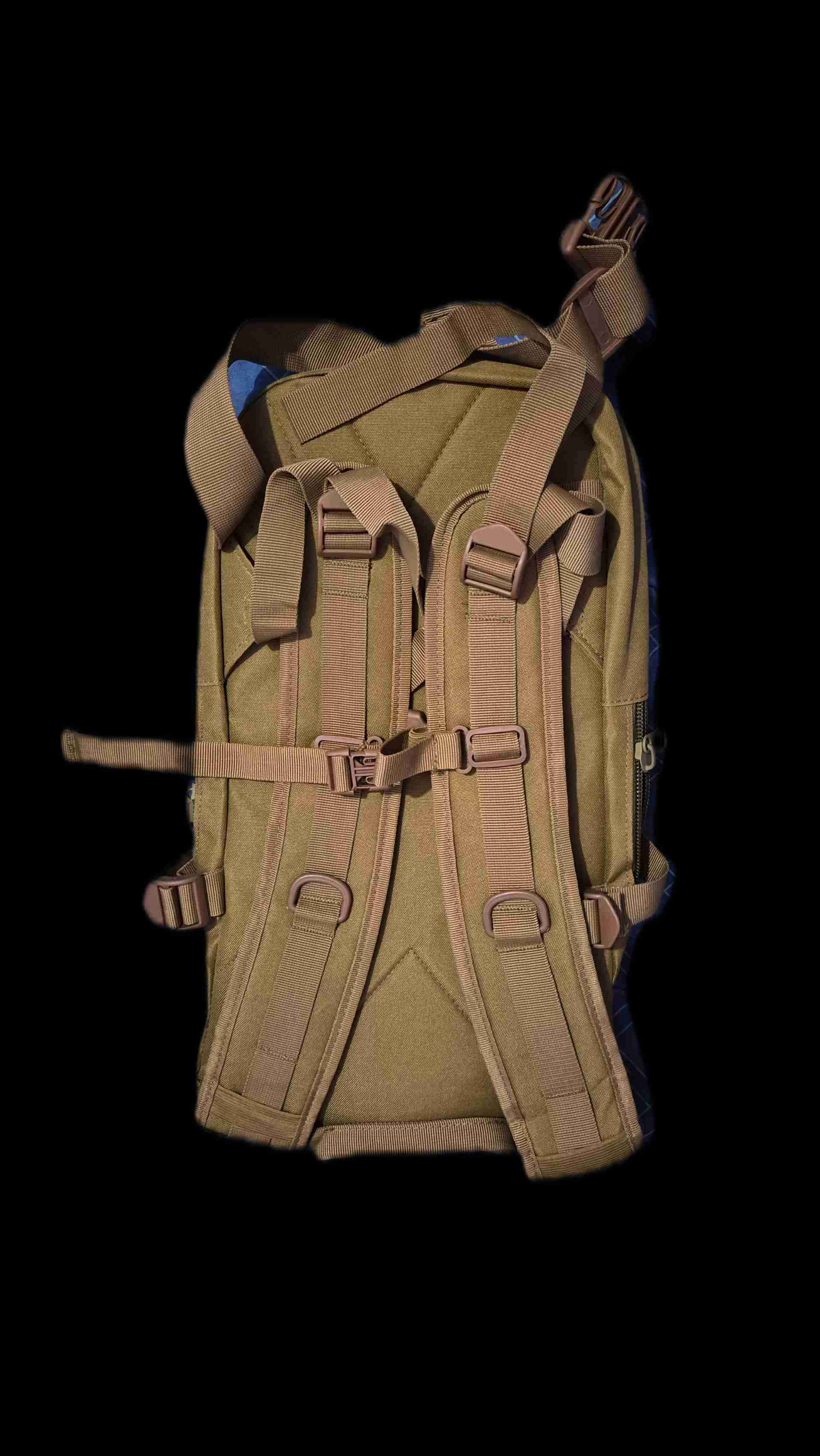 Mochila táctica color caqui 15 litros - miniatura 4