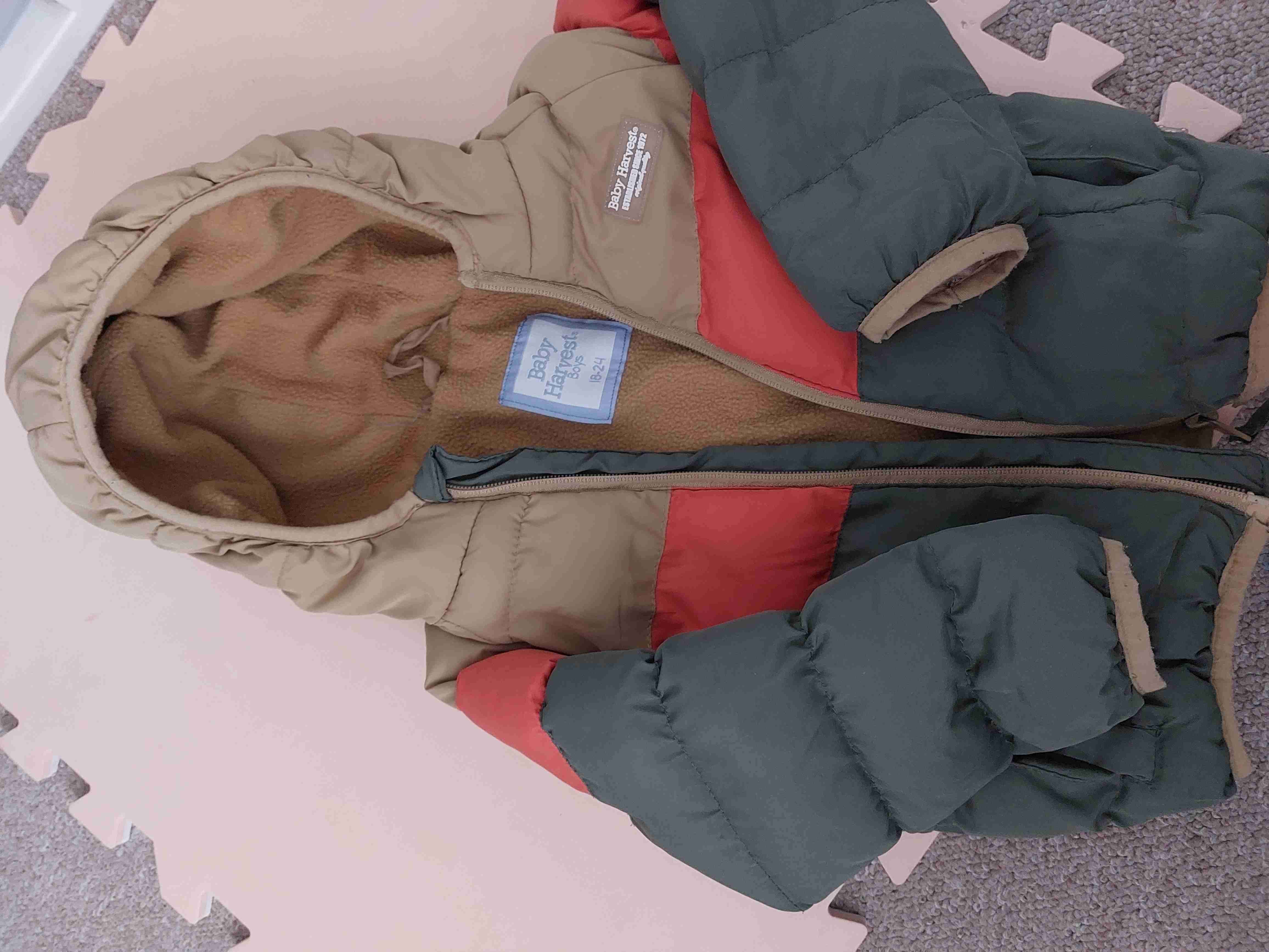 Chaqueta acolchada infantil tricolor - miniatura 2