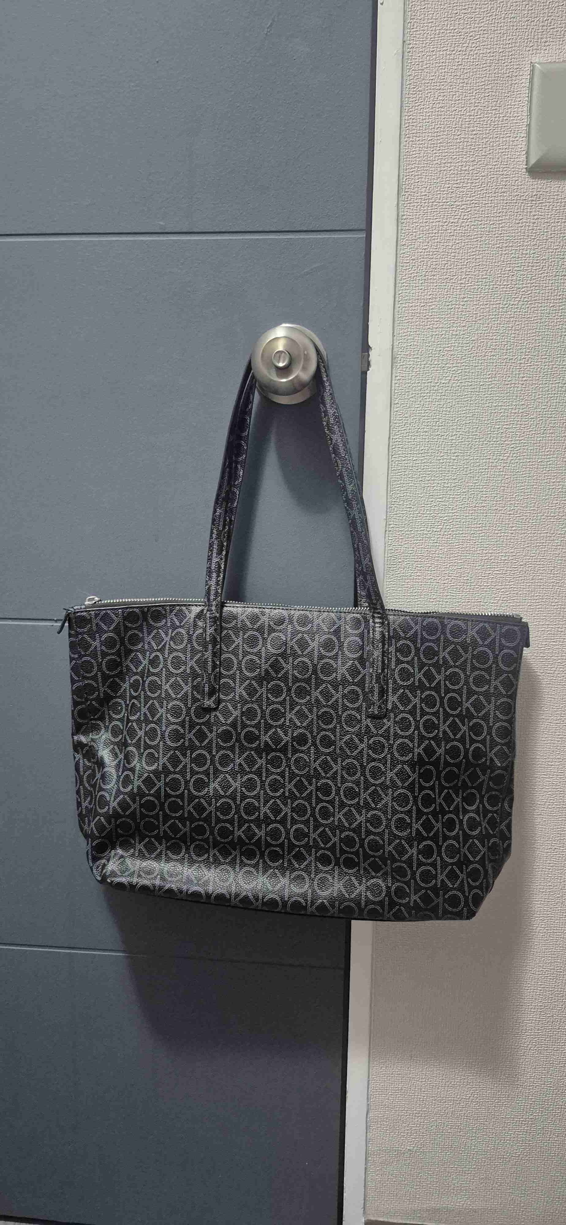 Bolso tote Calvin Klein negro - miniatura 3