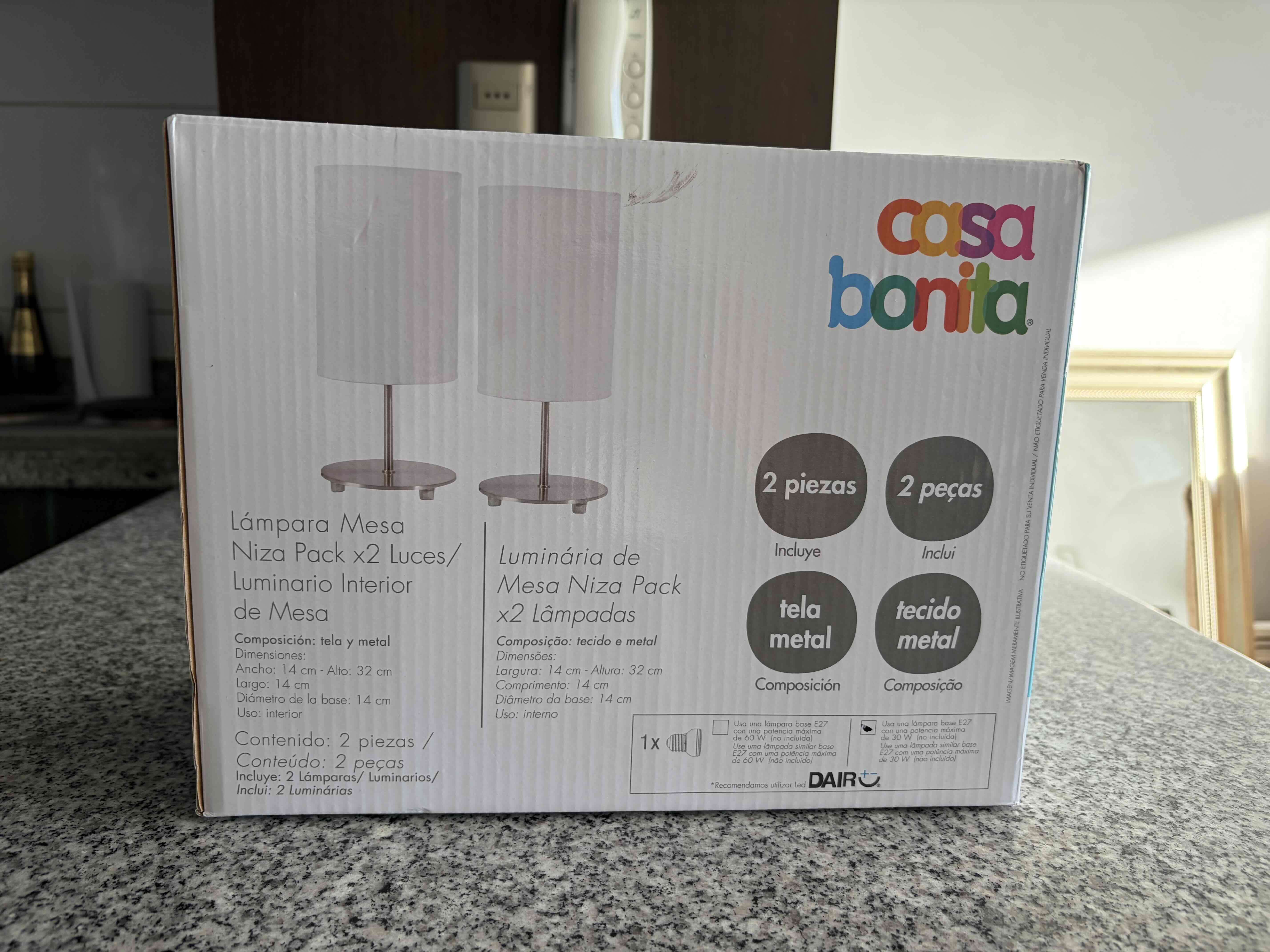 Lámpara de Mesa Pack x2 - miniatura 1