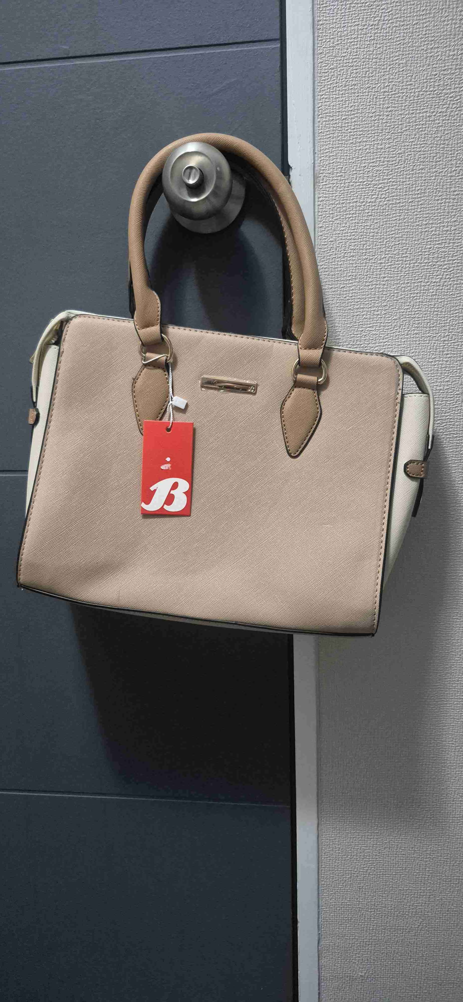 Cartera beige bata - miniatura 2
