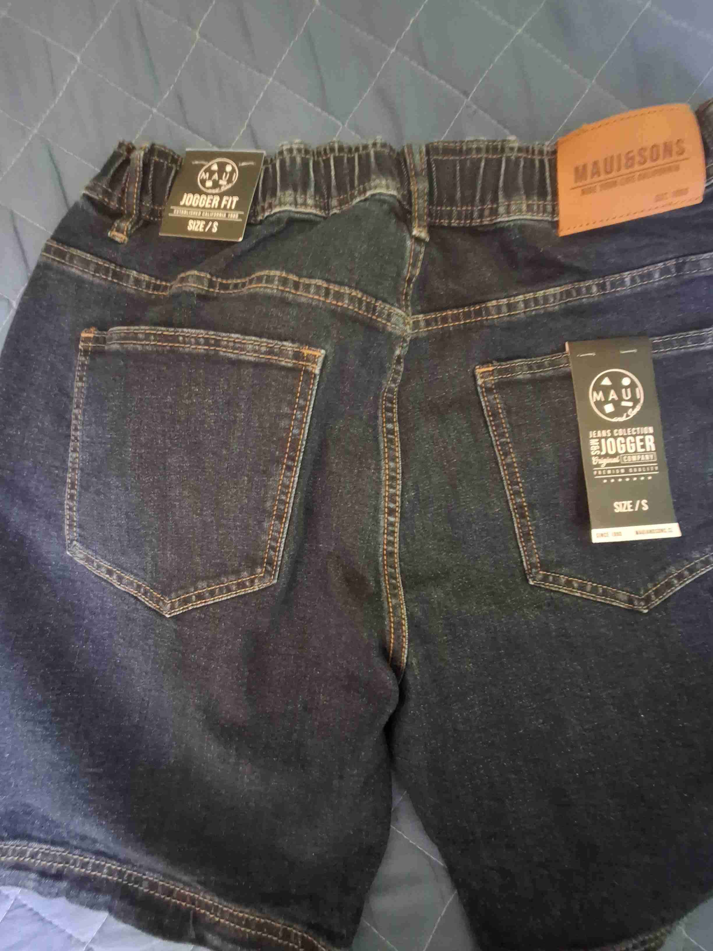 Shorts hombre marca Maui denim azul con etiqueta - miniatura 3