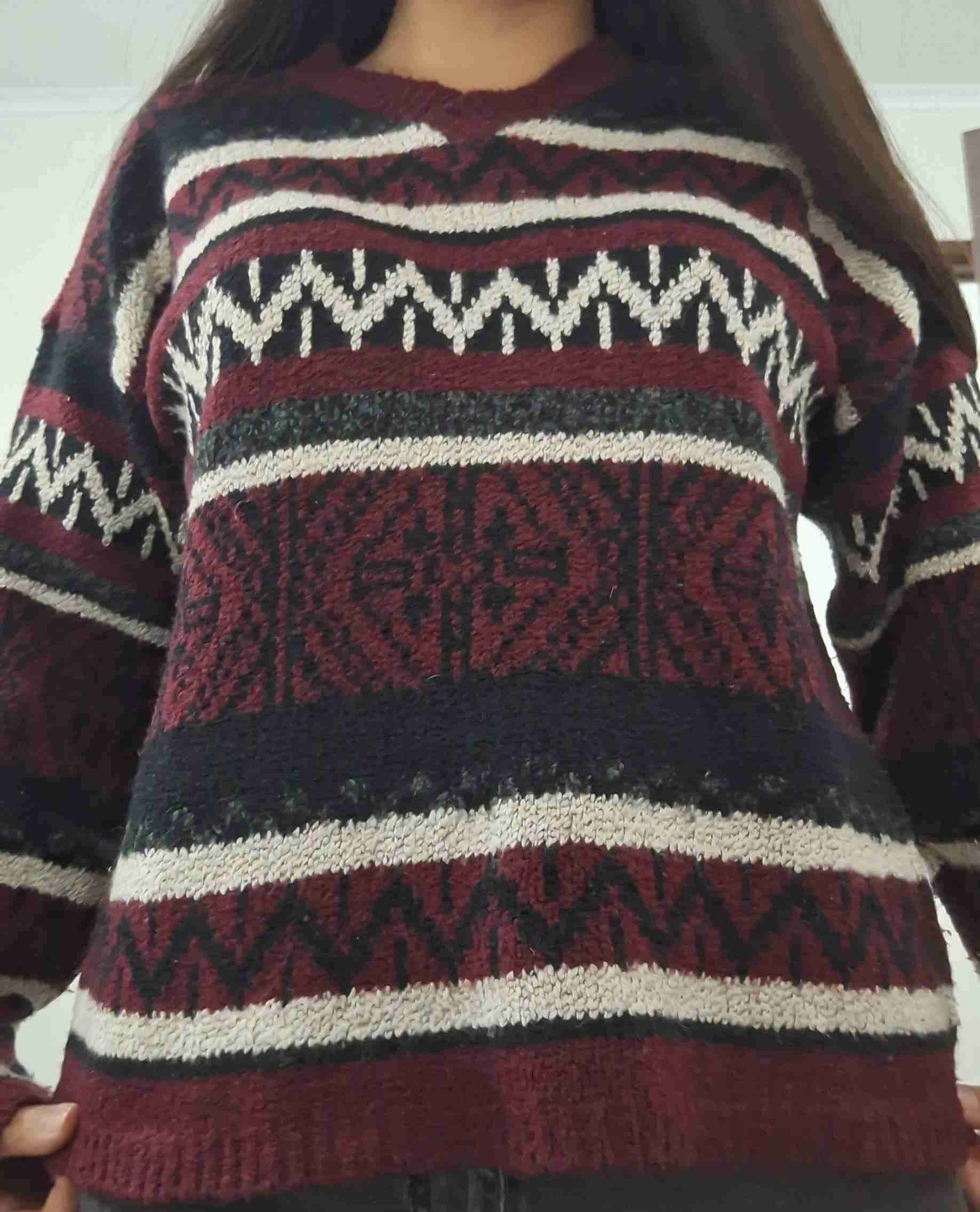 Suéter de lana multicolor - miniatura 4