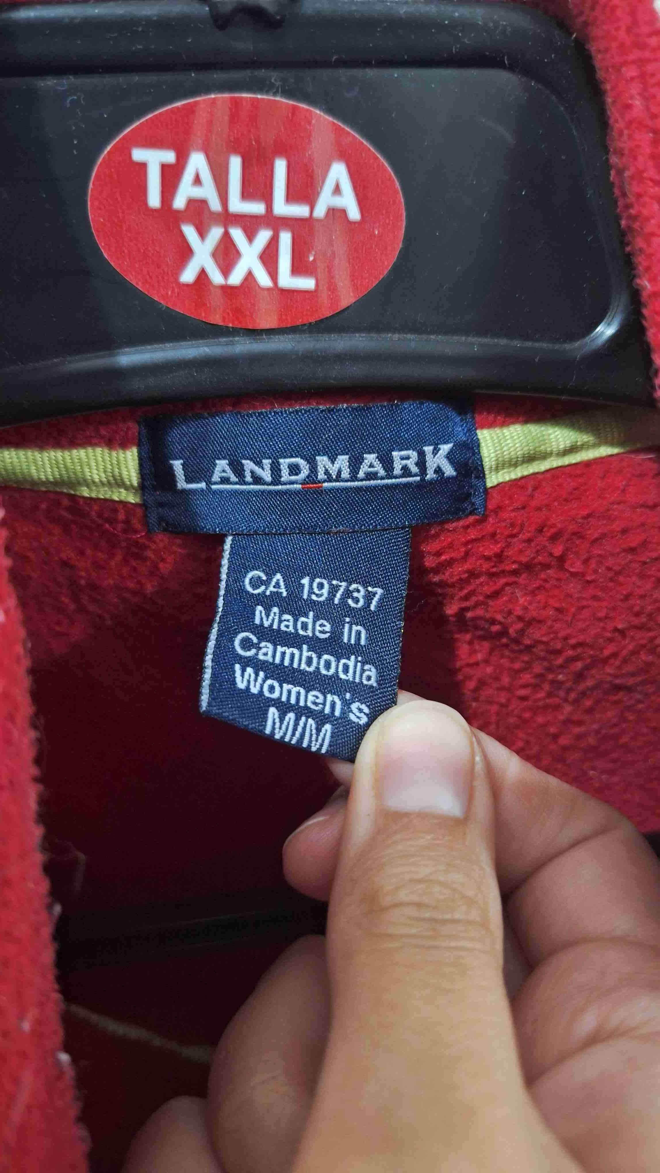 Chaleco polar sin mangas rojo - miniatura 3