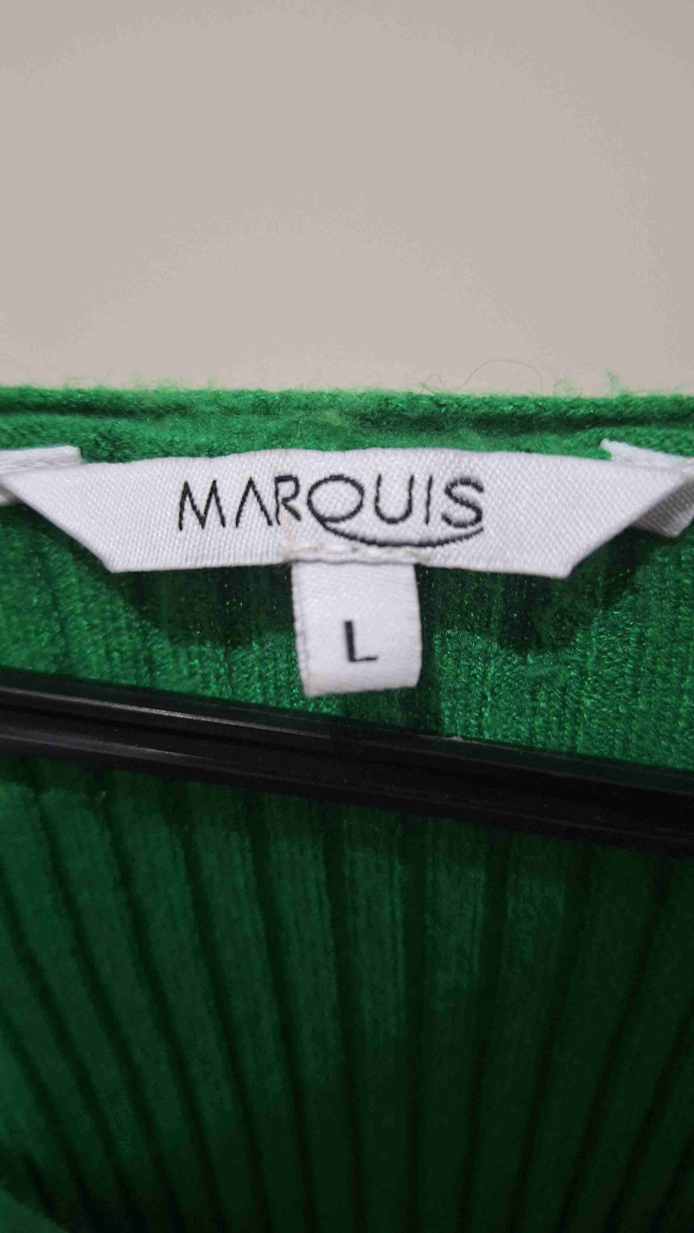 Suéter verde de punto - miniatura 3