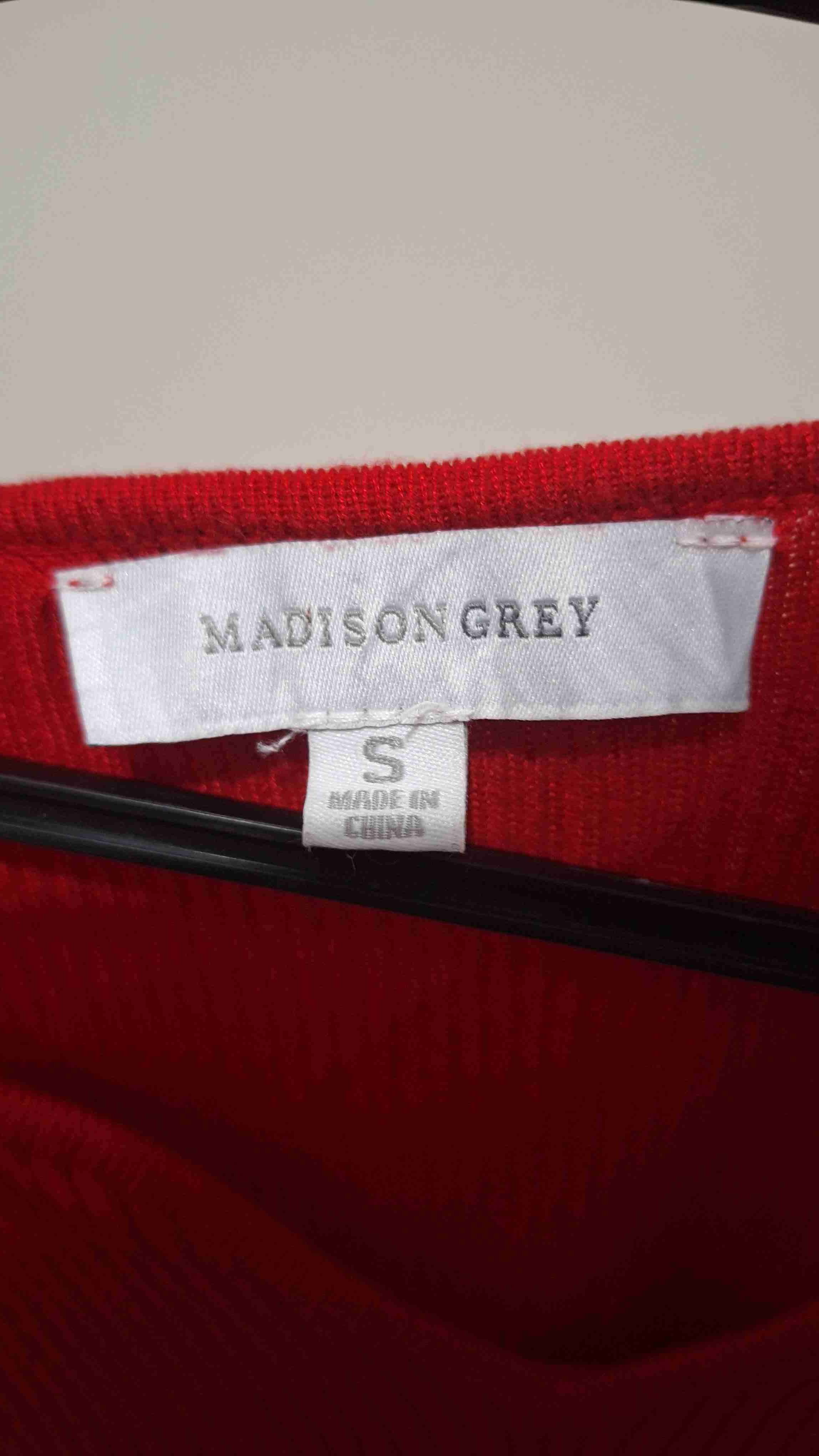 Suéter rojo de manga larga - miniatura 3