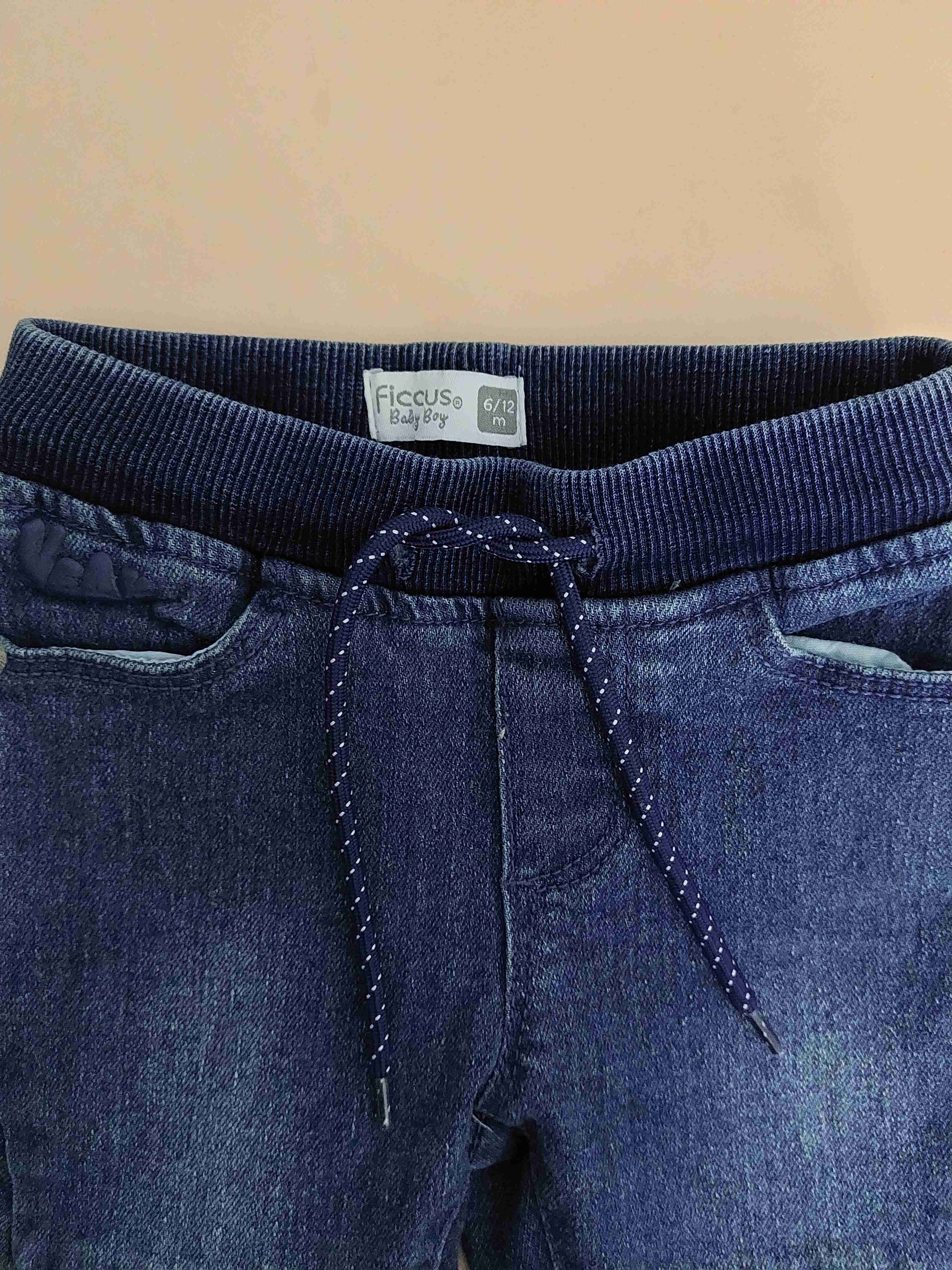 Gorro infantil azul con orejitas - miniatura 4