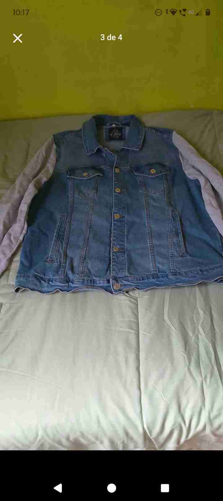 Camisa de mezclilla index talla XL Impecable. - miniatura 2