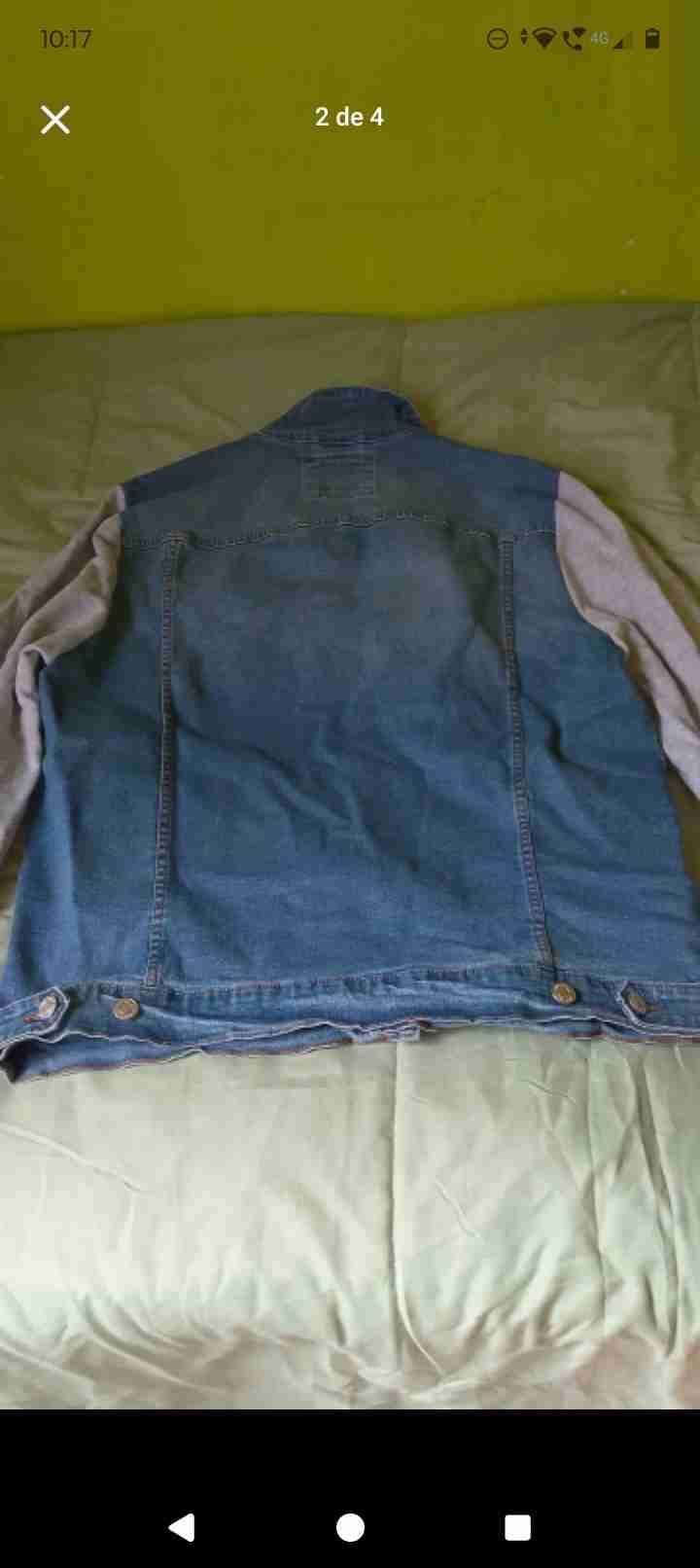 Camisa de mezclilla index talla XL Impecable. - miniatura 3