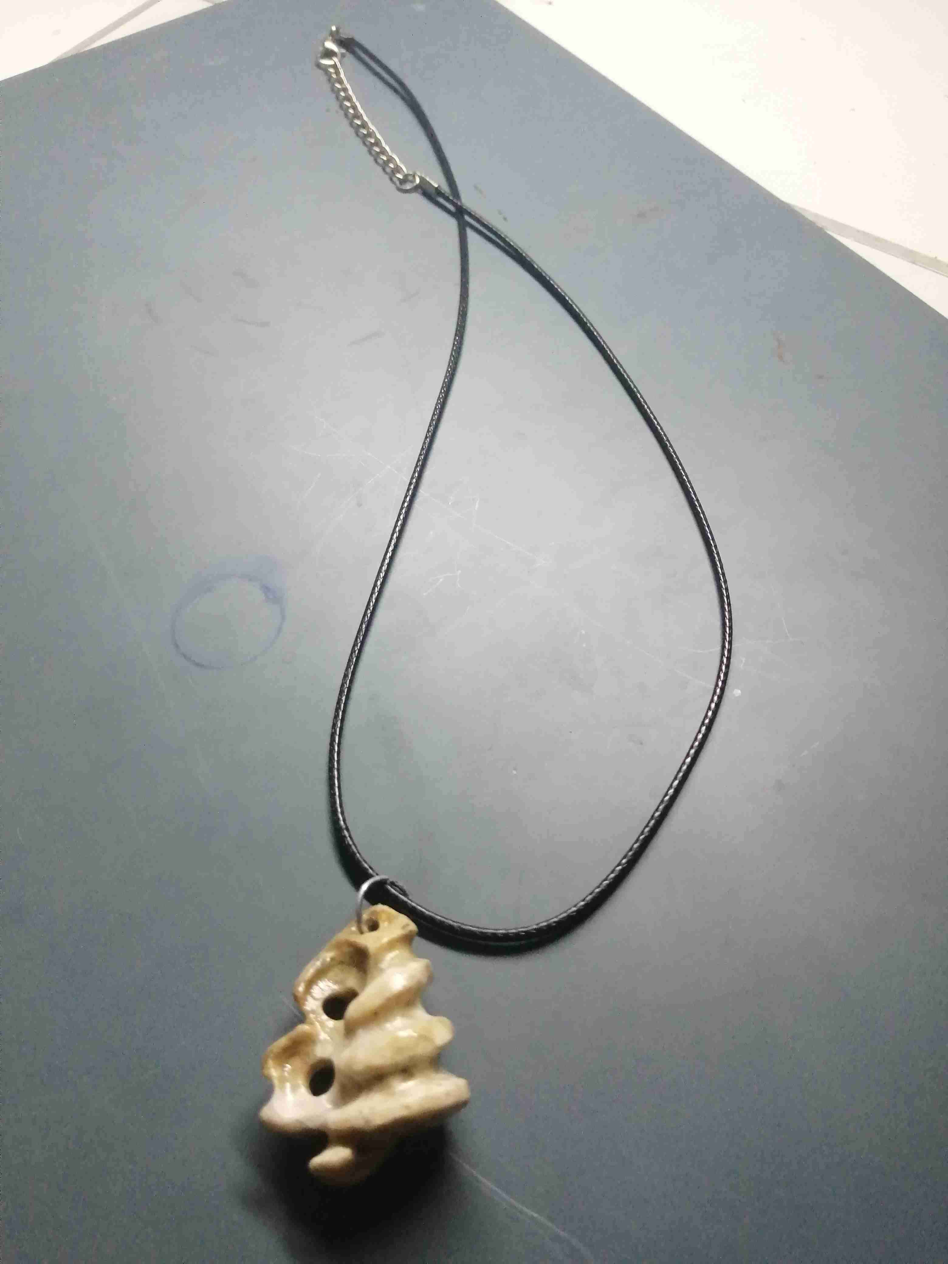 Collar con colgante de piedra magallanica - miniatura 1