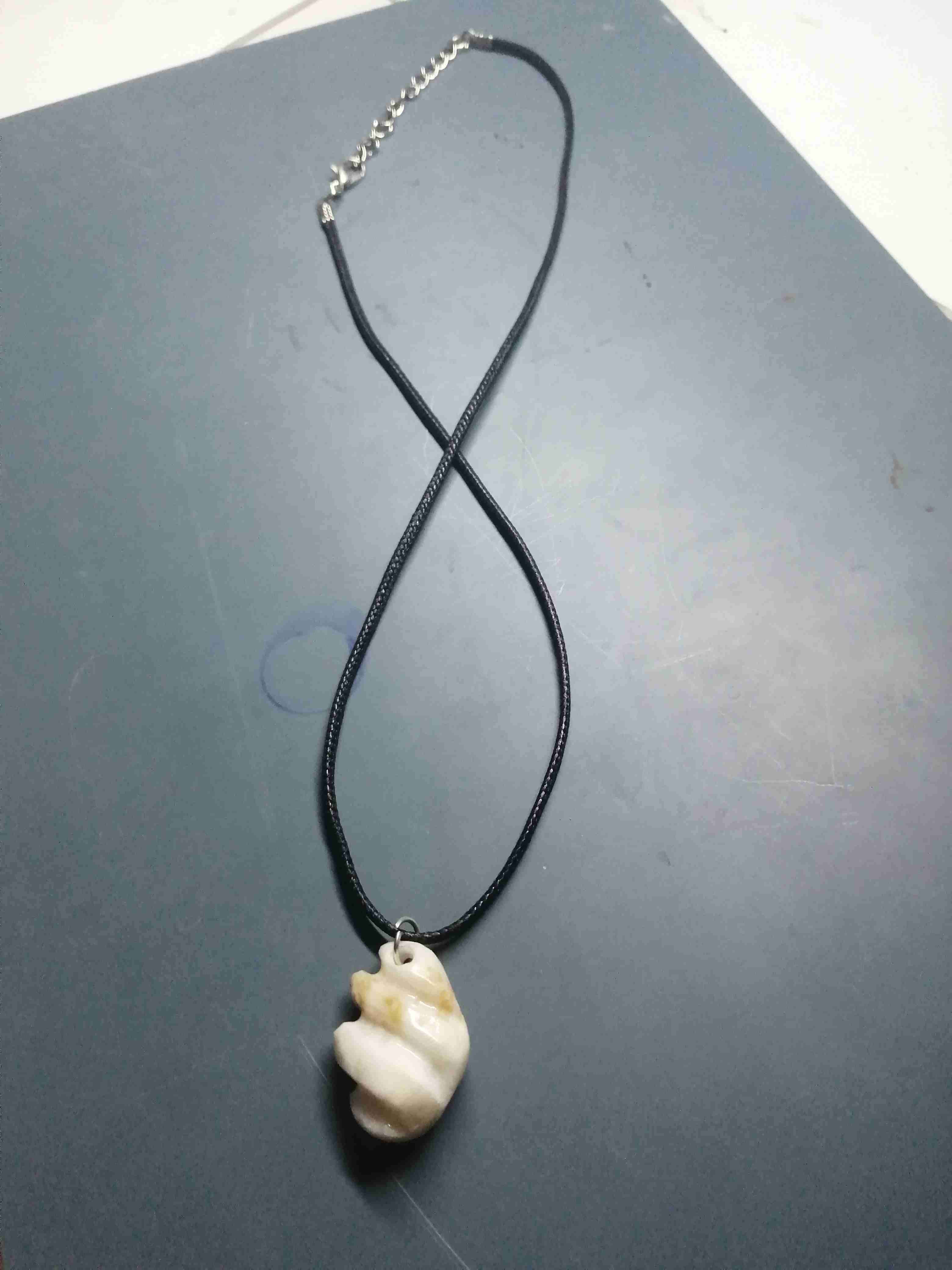 Collar con colgante de piedra magallanica - miniatura 3