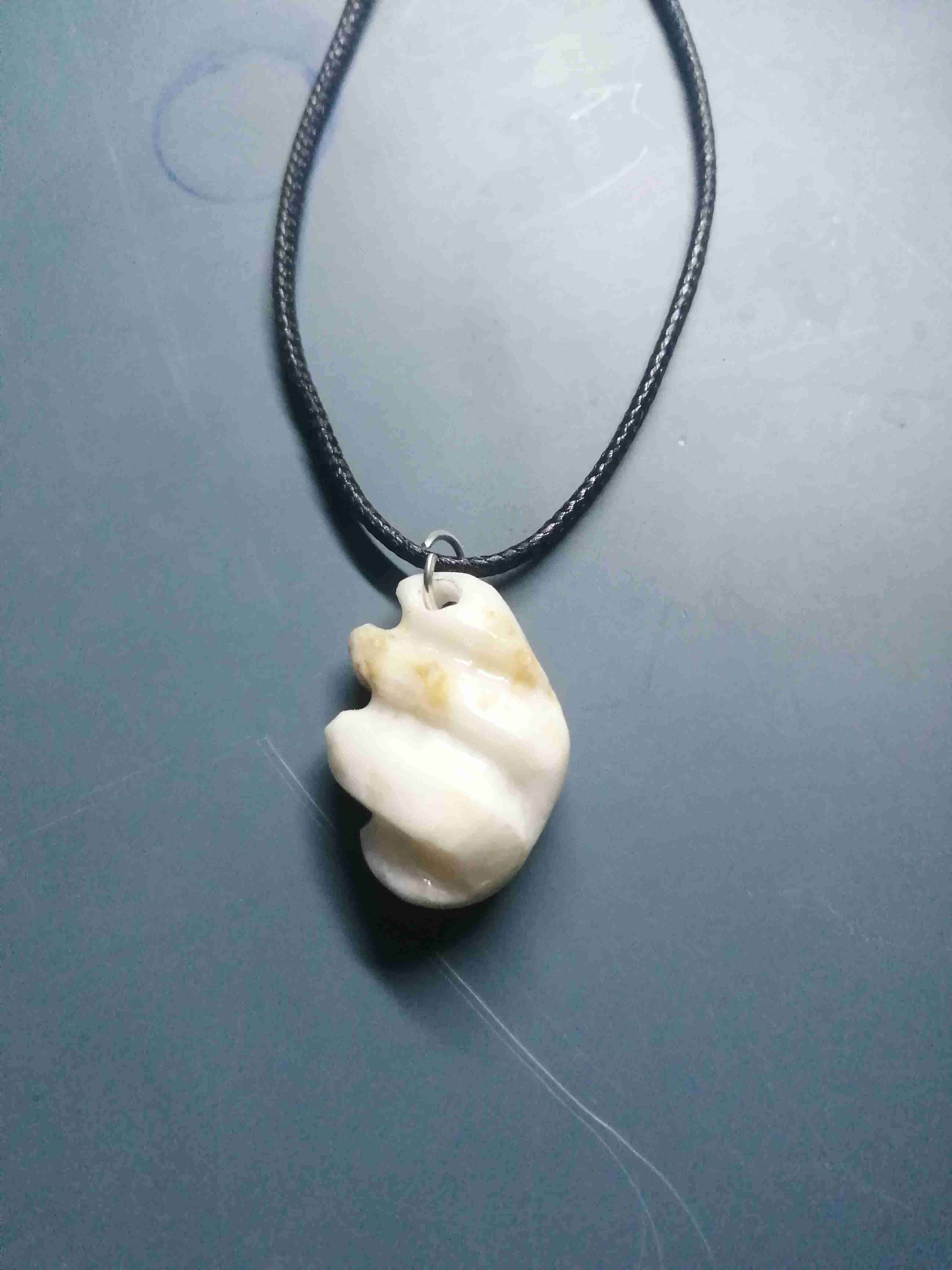 Collar con colgante de piedra magallanica - miniatura 4