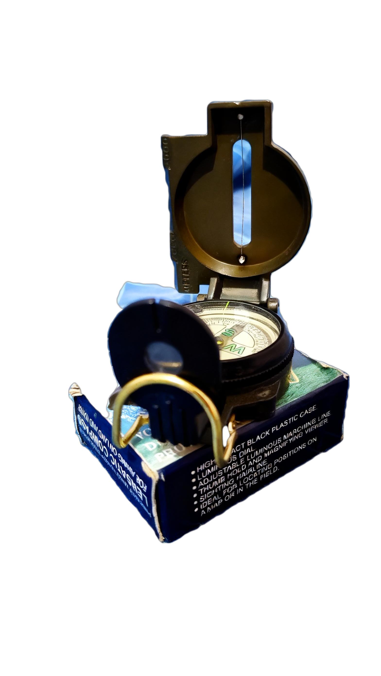 Brújula táctica color verde - miniatura 1