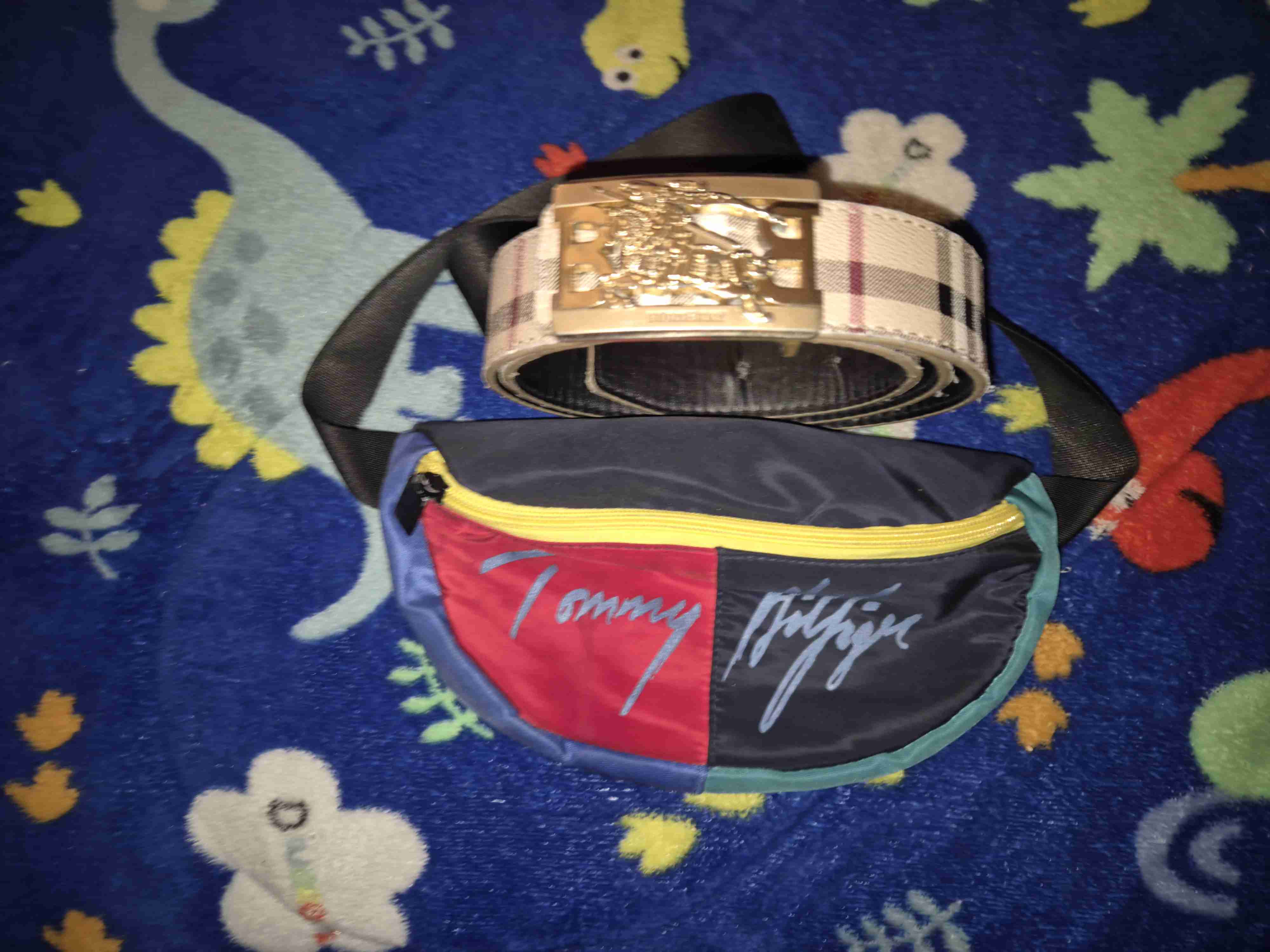 Cinturón Burberry de cuadros y banano tommy - miniatura 2