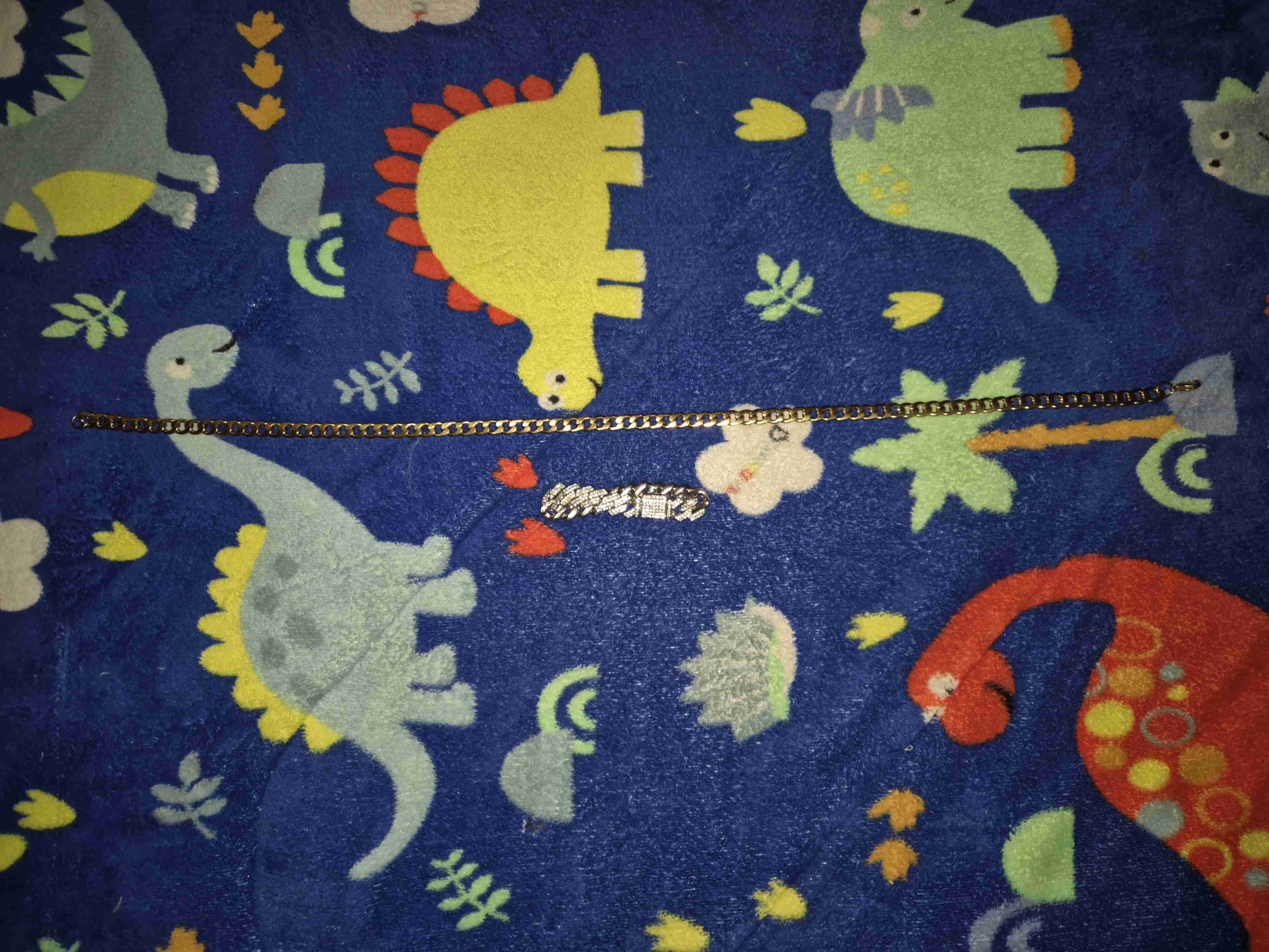 Collar de acero inoxidable y linda pulsera - miniatura 2