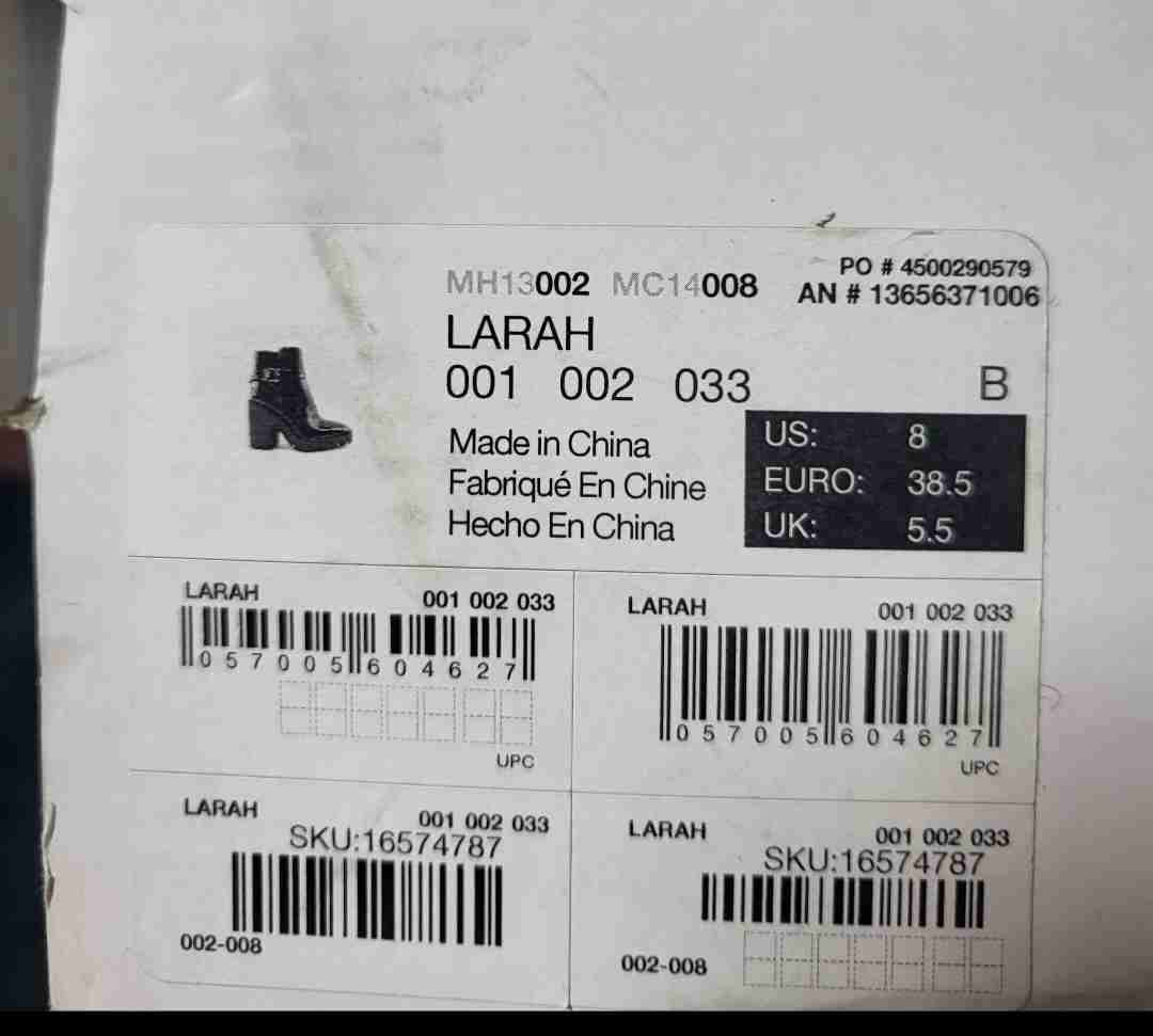 Botines de charol negro Marca Aldo Talla 38 - miniatura 6