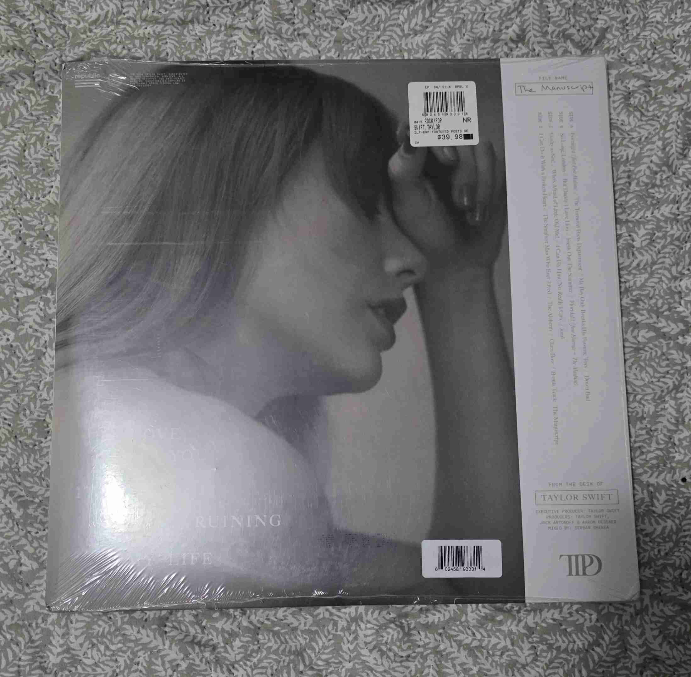Vinilo The Tortured Poets Department Taylor Swift - miniatura 2